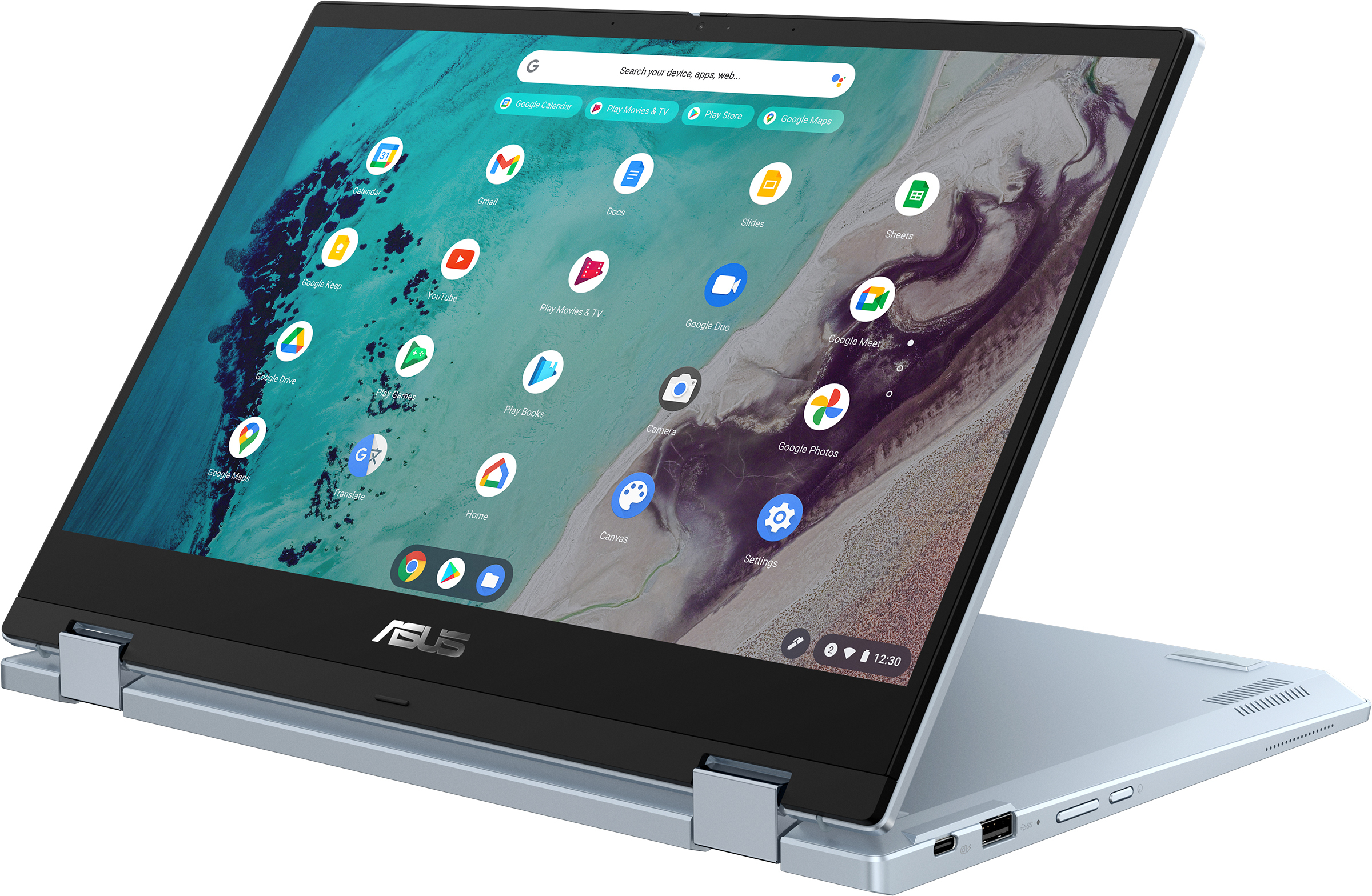 Asus Chromebook Flip CX3 14” -kannettava, Chrome OS (CX3400FMA-E10020