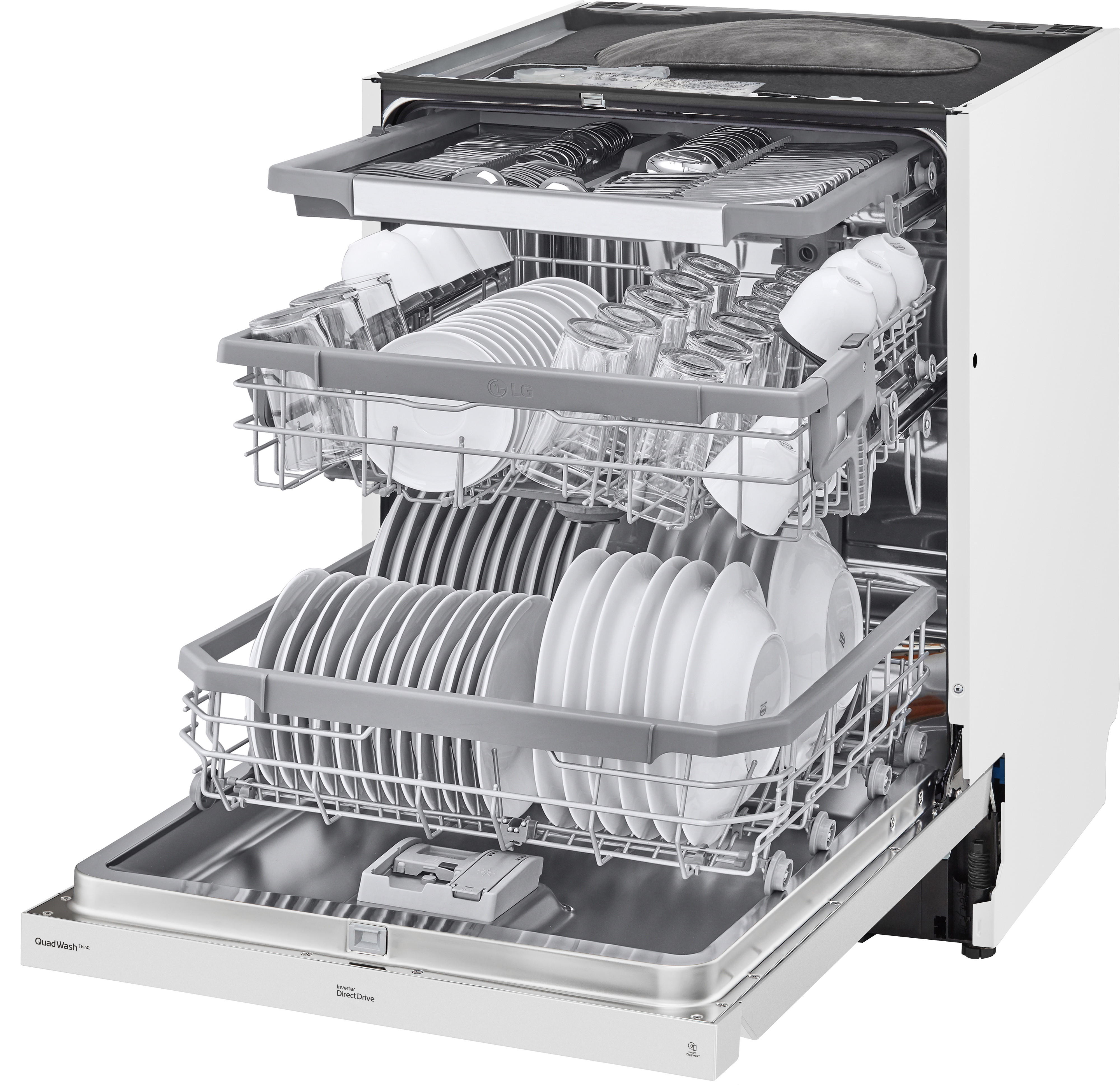 LG DU355FW astianpesukone, valkoinen