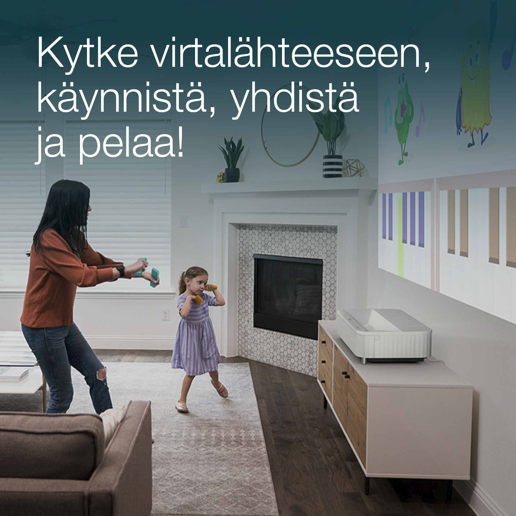 Epson EH-LS800W 4K PRO-UHD -älylaserprojektori, lähiheijastus, valkoinen