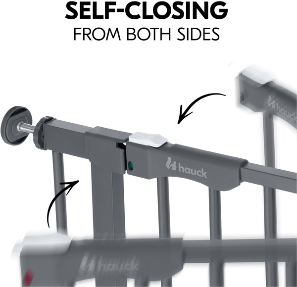 Hauck Clear Step Autoclose 2 -turvaportti, 75 - 80 cm, harmaa