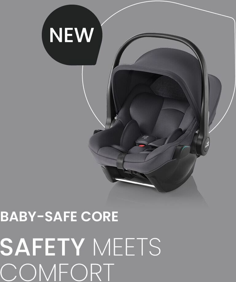 BRITAX RÖMER BABY-SAFE CORE -turvakaukalo, 40 - 83 cm, Midnight Grey