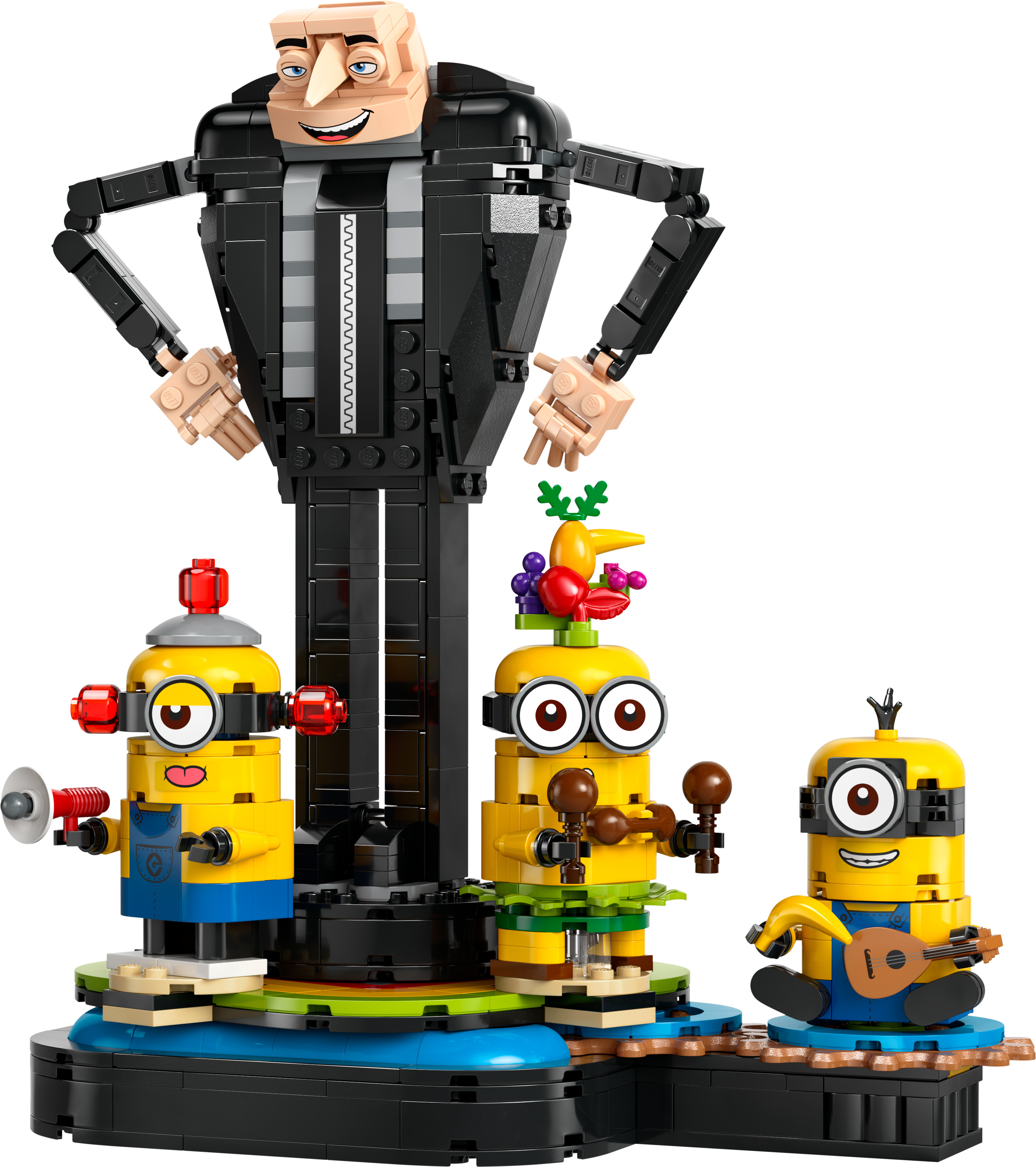 LEGO Minions 75582  - Palikoista rakennettavat Gru ja kätyrit