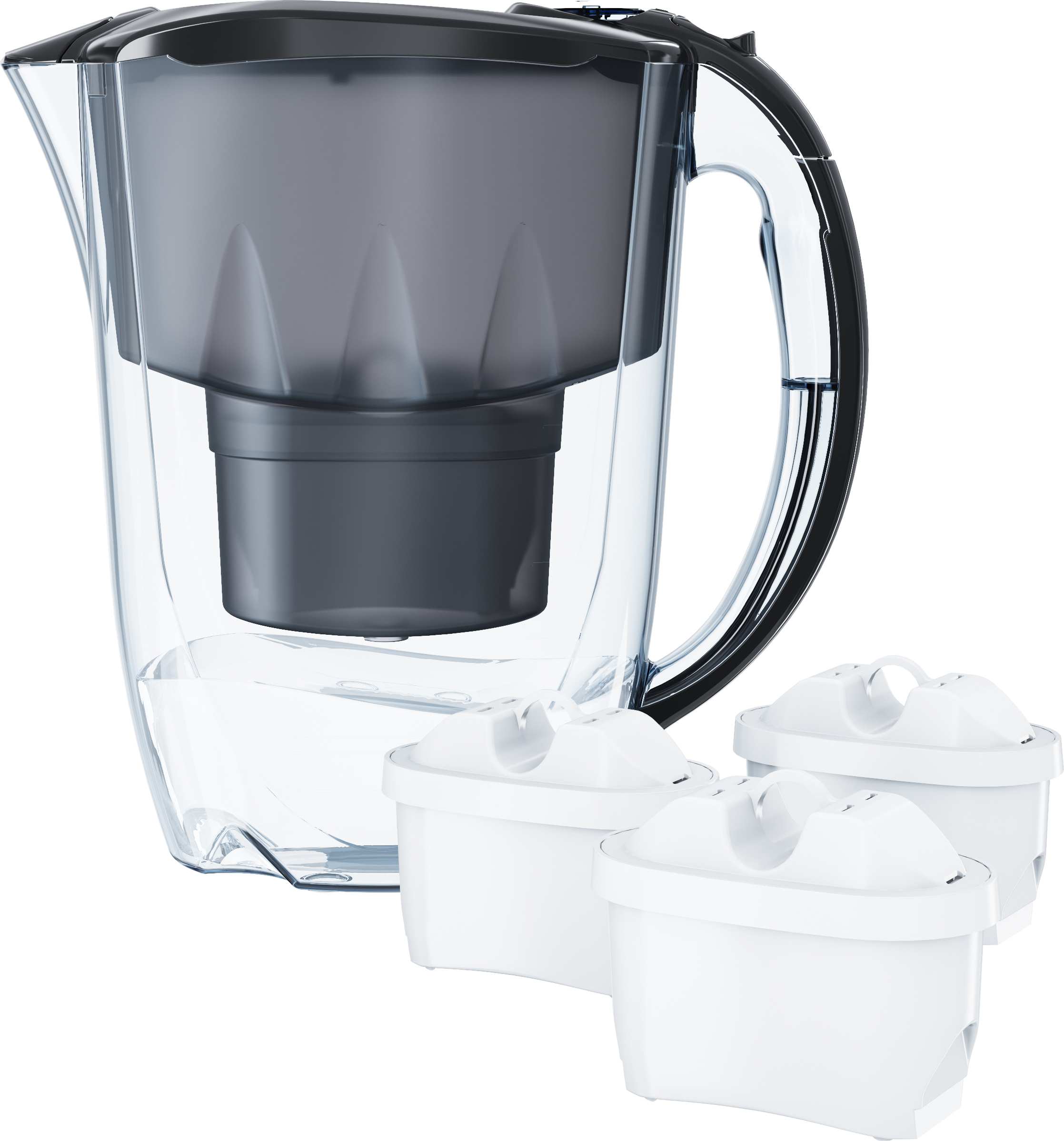 Aquaphor Amethyst MF+ vedensuodatuskannu, 2,8 L, musta