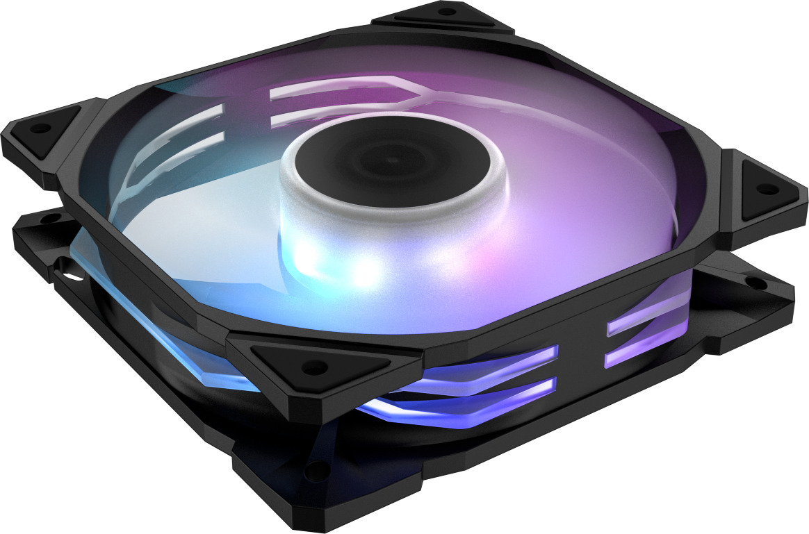 Asus TUF Gaming TR 120 ARGB PWM -tuuletin, 120 mm, musta