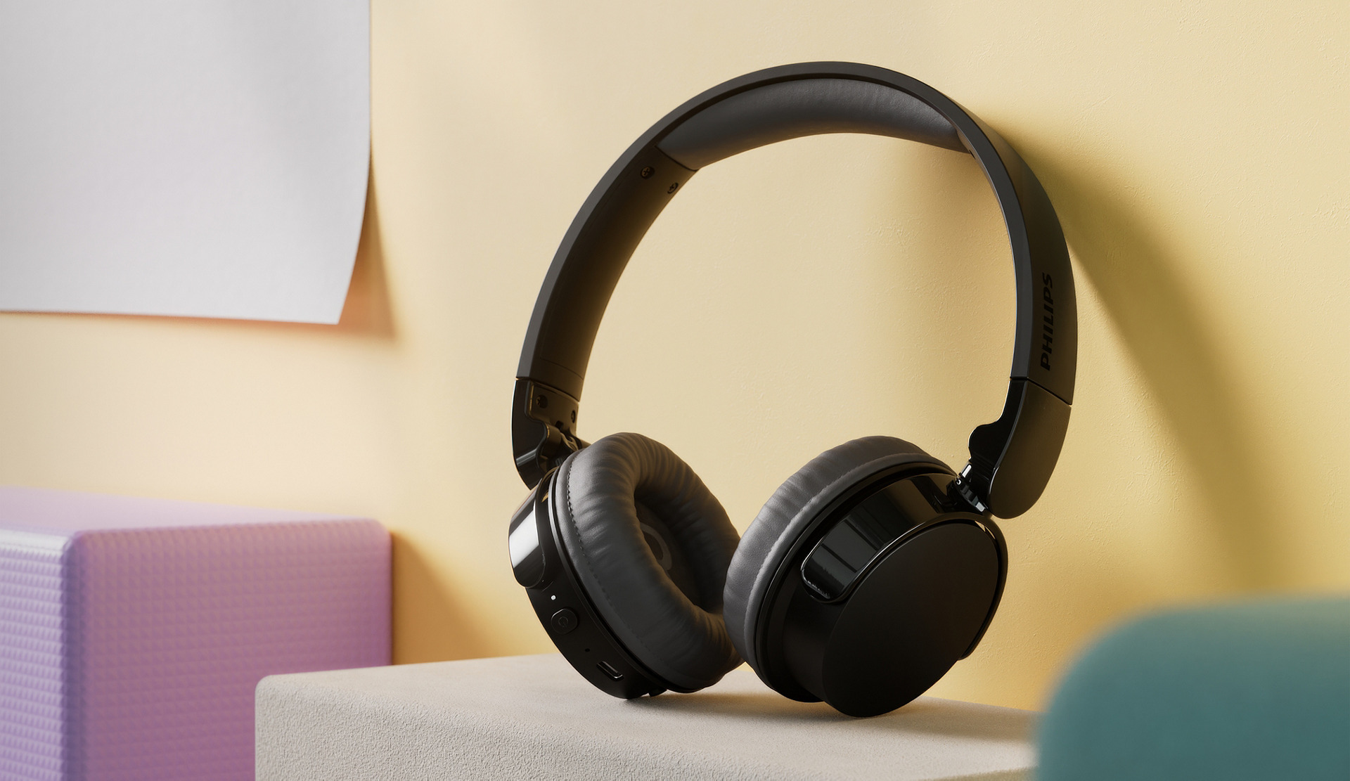 Philips TAH3209 Bluetooth-sankakuulokkeet, musta