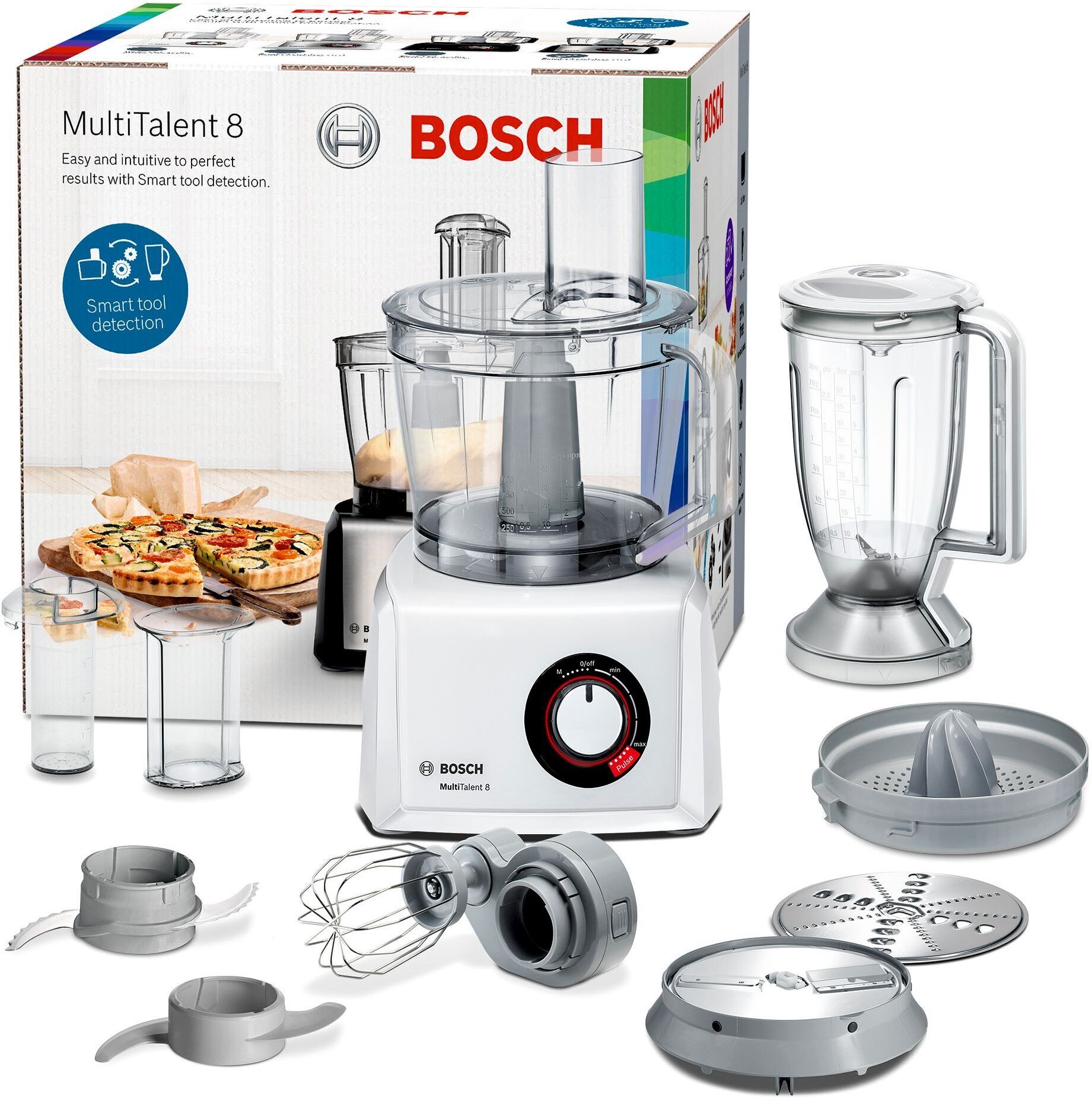 Bosch MC812W620 -monitoimikone, valkoinen