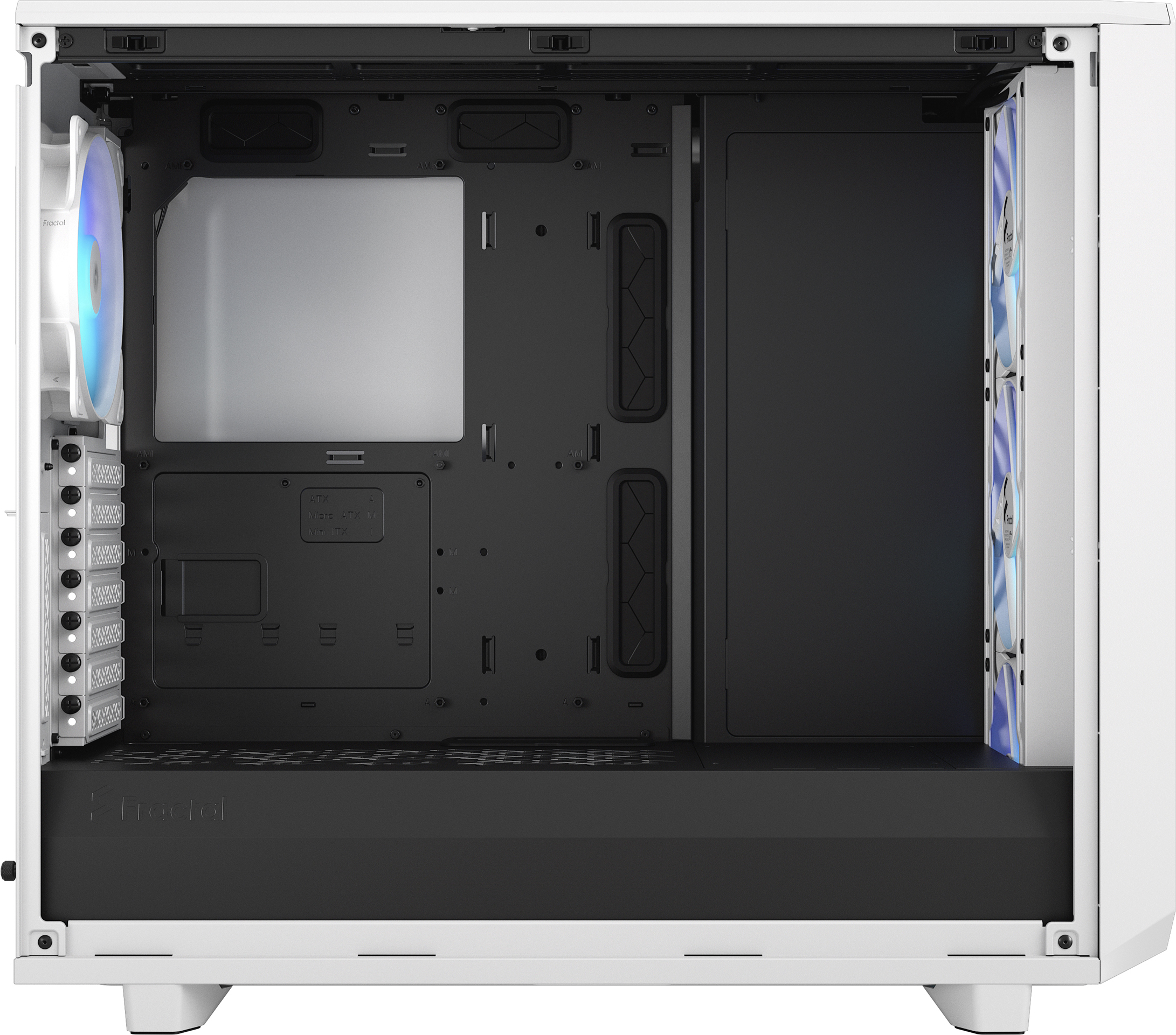 Fractal Design Meshify 2 RGB ATX-kotelo, valkoinen