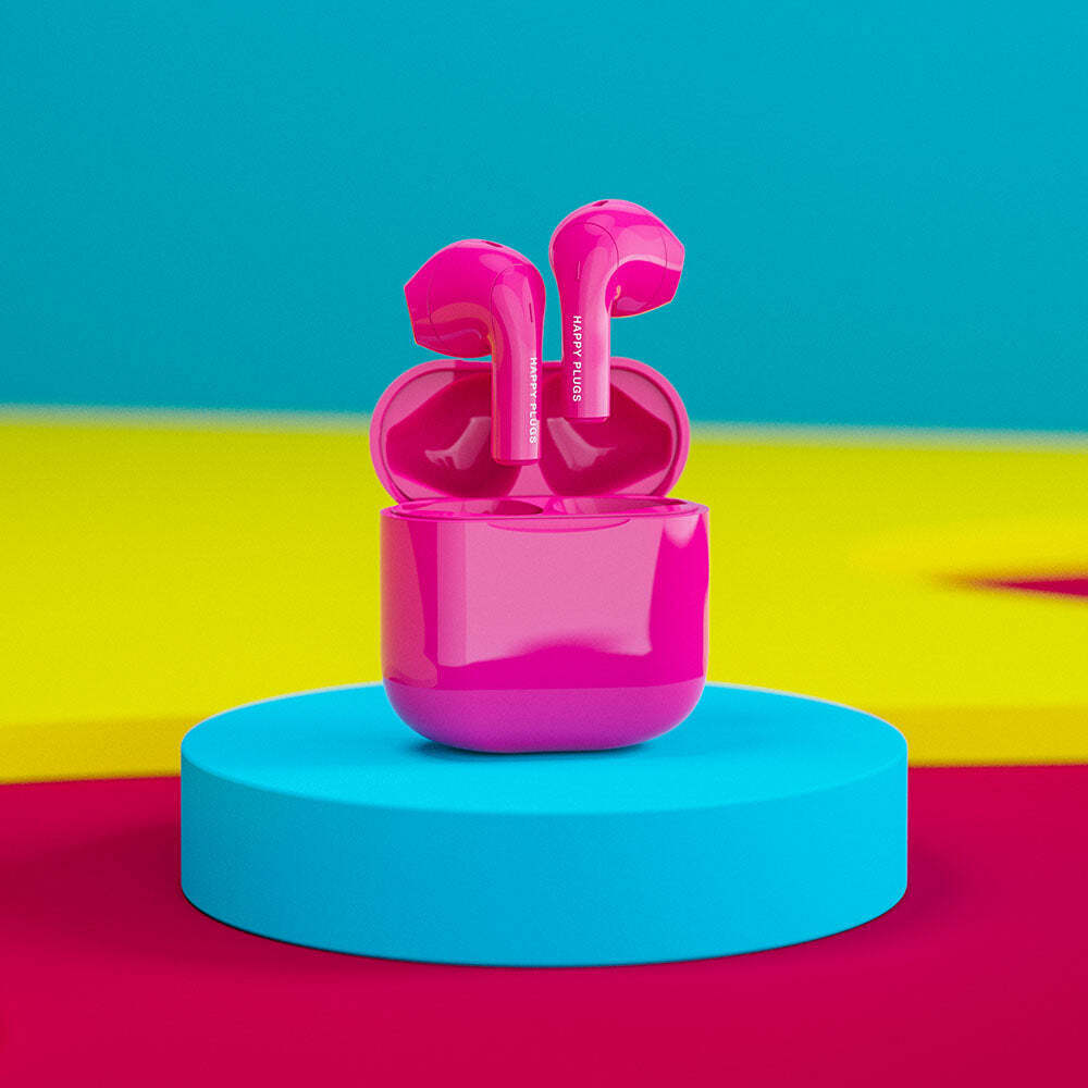 Happy Plugs Joy -nappikuulokkeet, pinkki