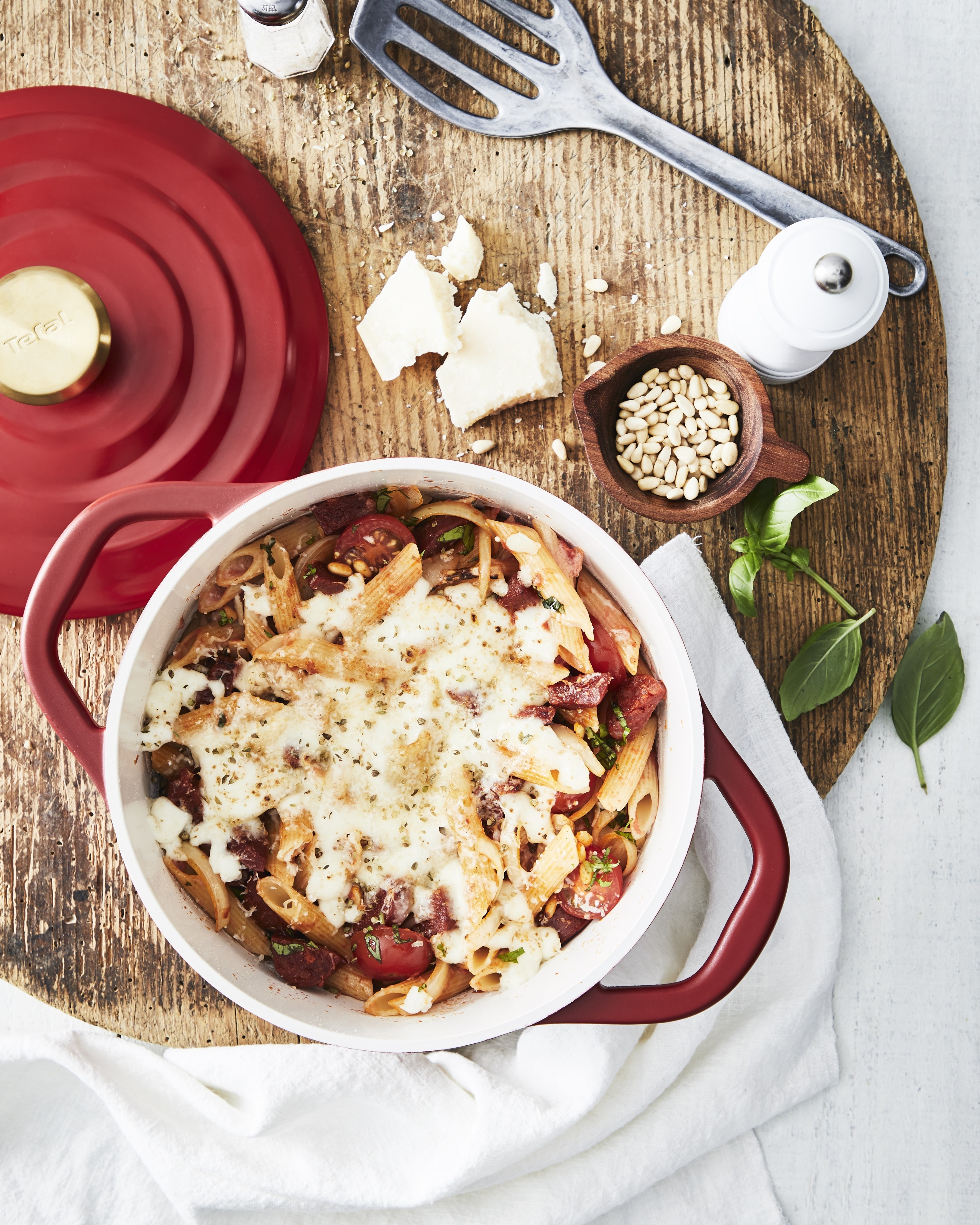 Tefal Air -pata, 4,7 L, punainen