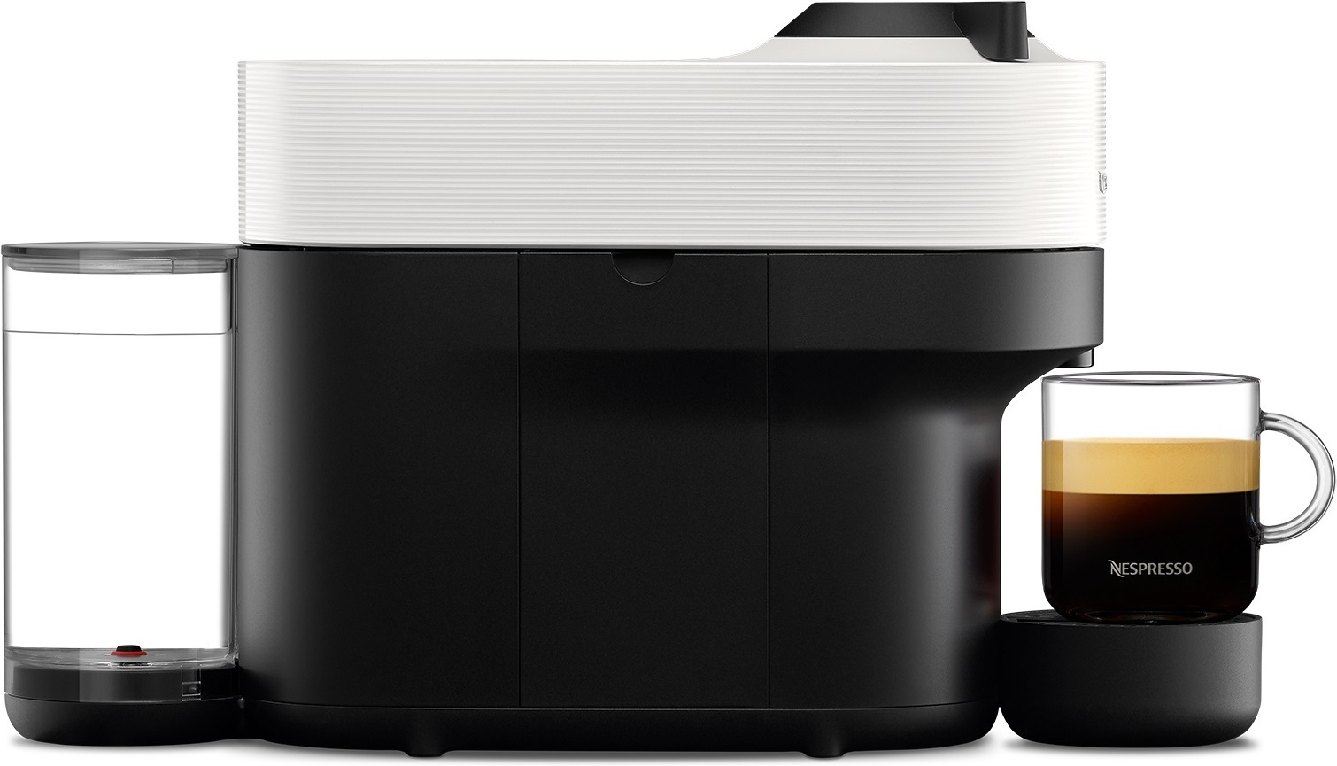 Nespresso Vertuo POP XN920110WP -kahvikapselikone, valkoinen/musta