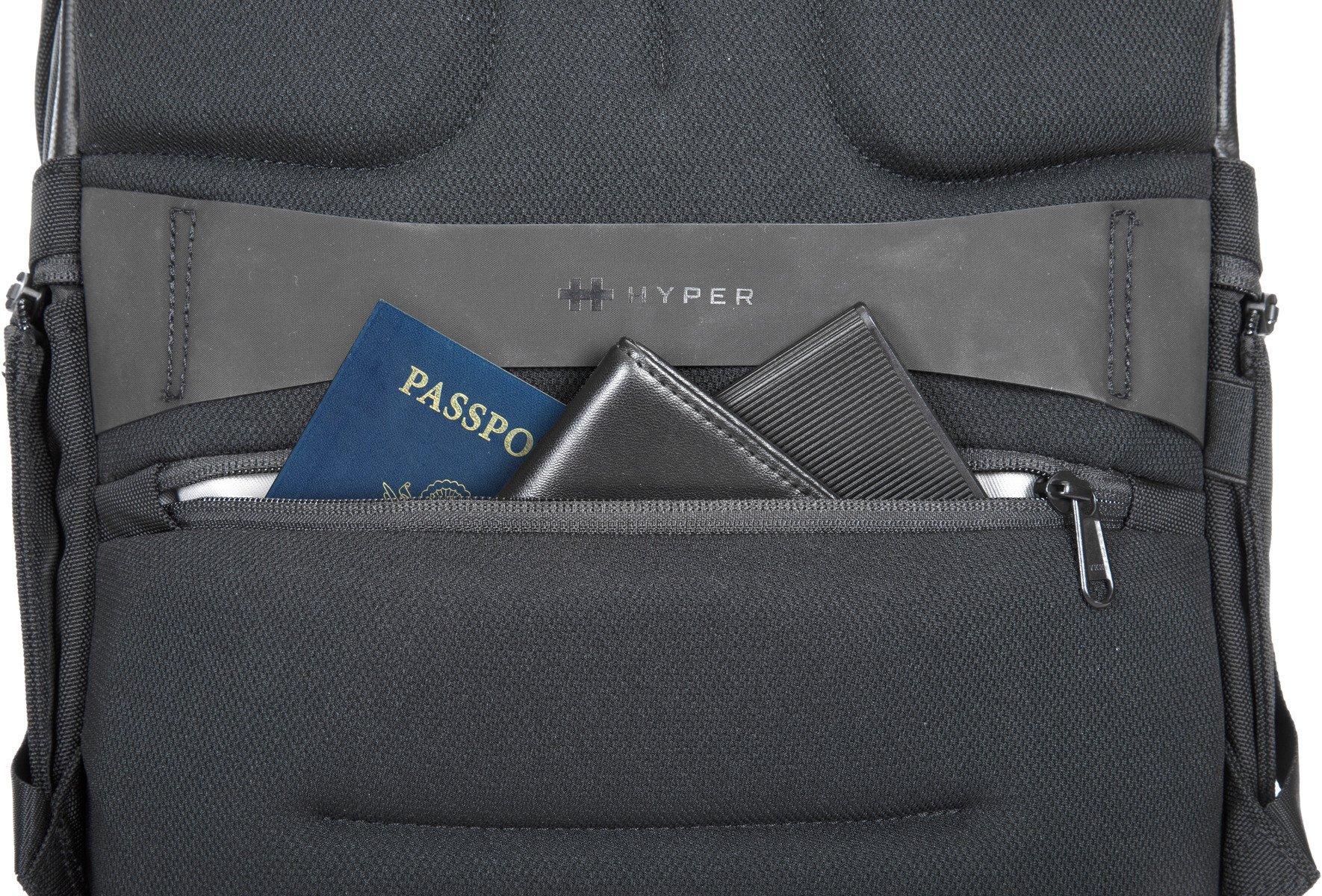 Hyper Pack Pro -reppu, Find My -paikantimella, musta
