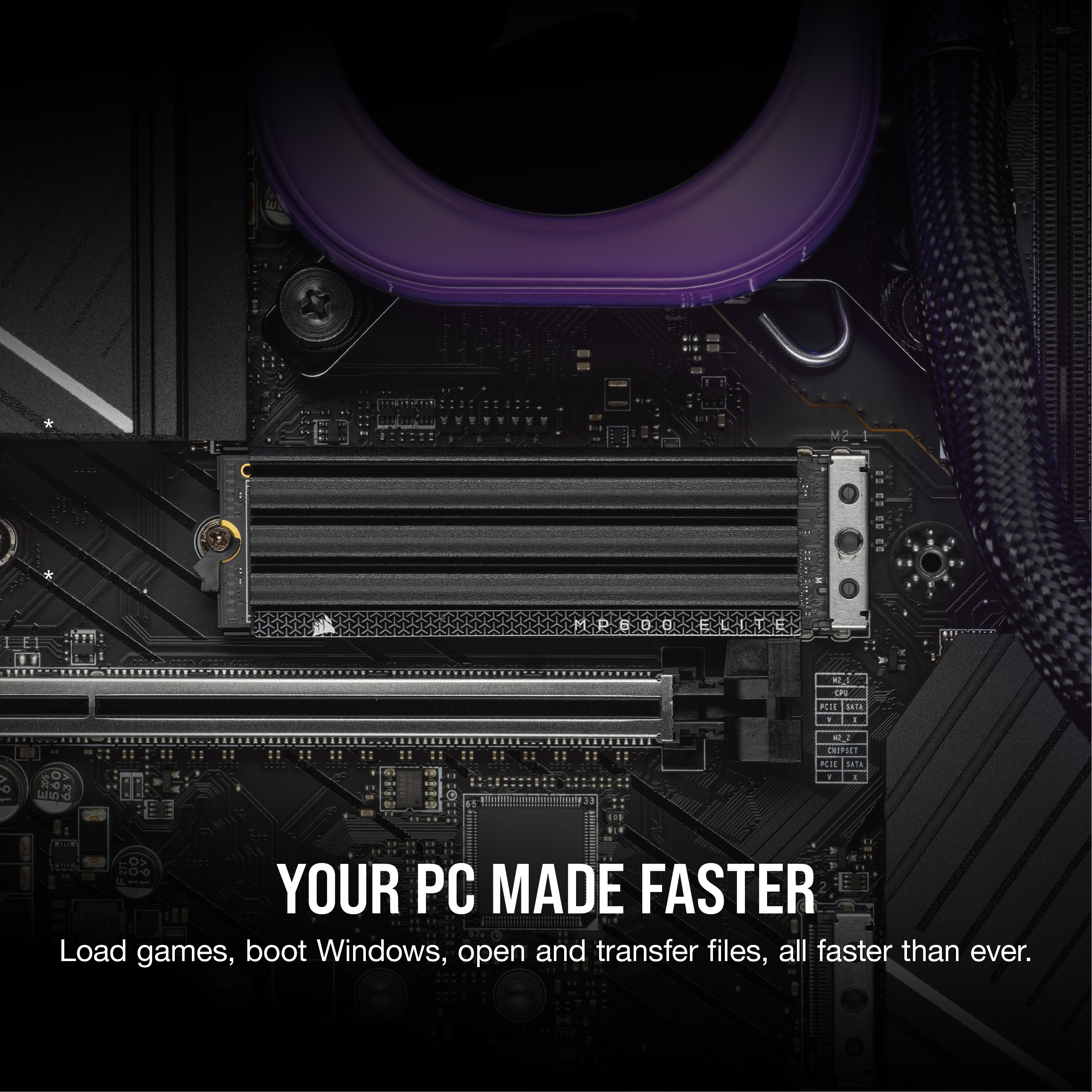 Corsair MP600 Elite 2 Tt M.2 NVMe -SSD-kovalevy