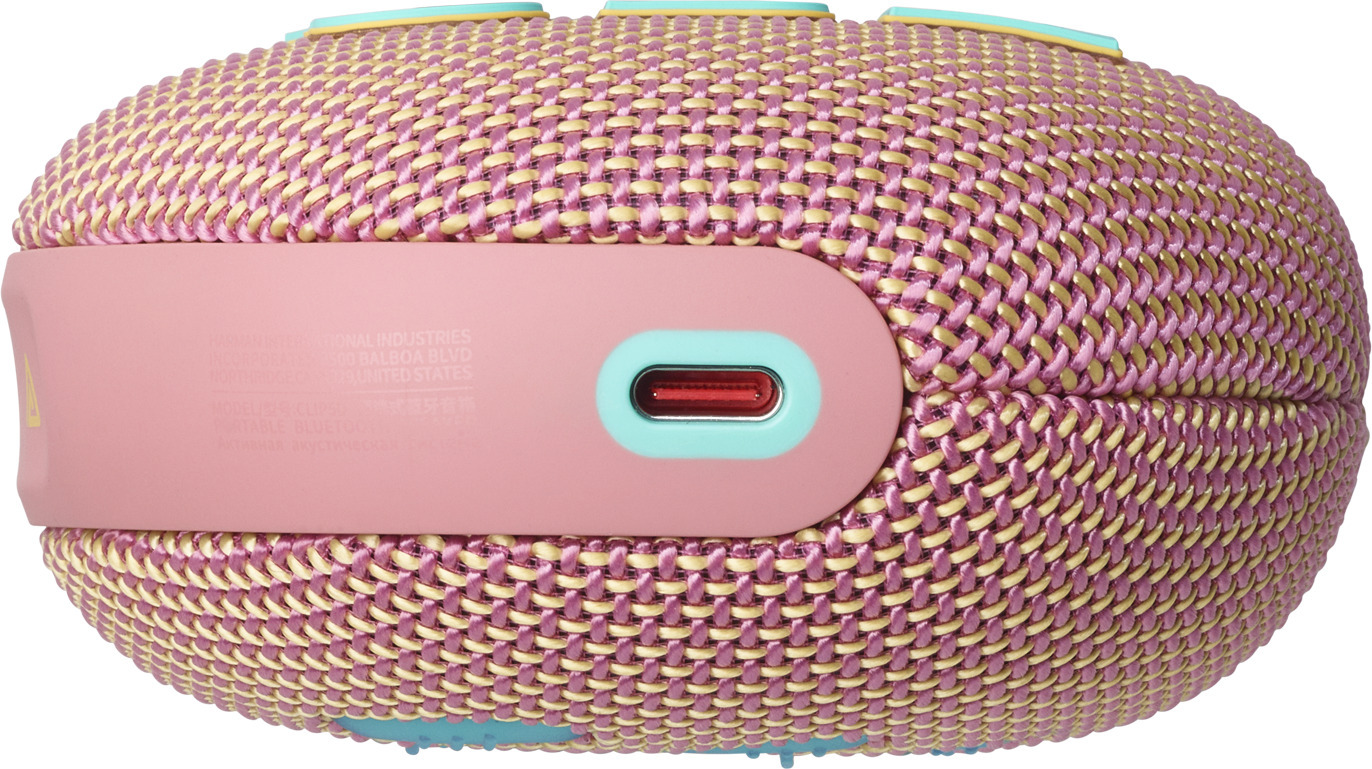 JBL Clip 5 Bluetooth-kaiutin, vaaleanpunainen