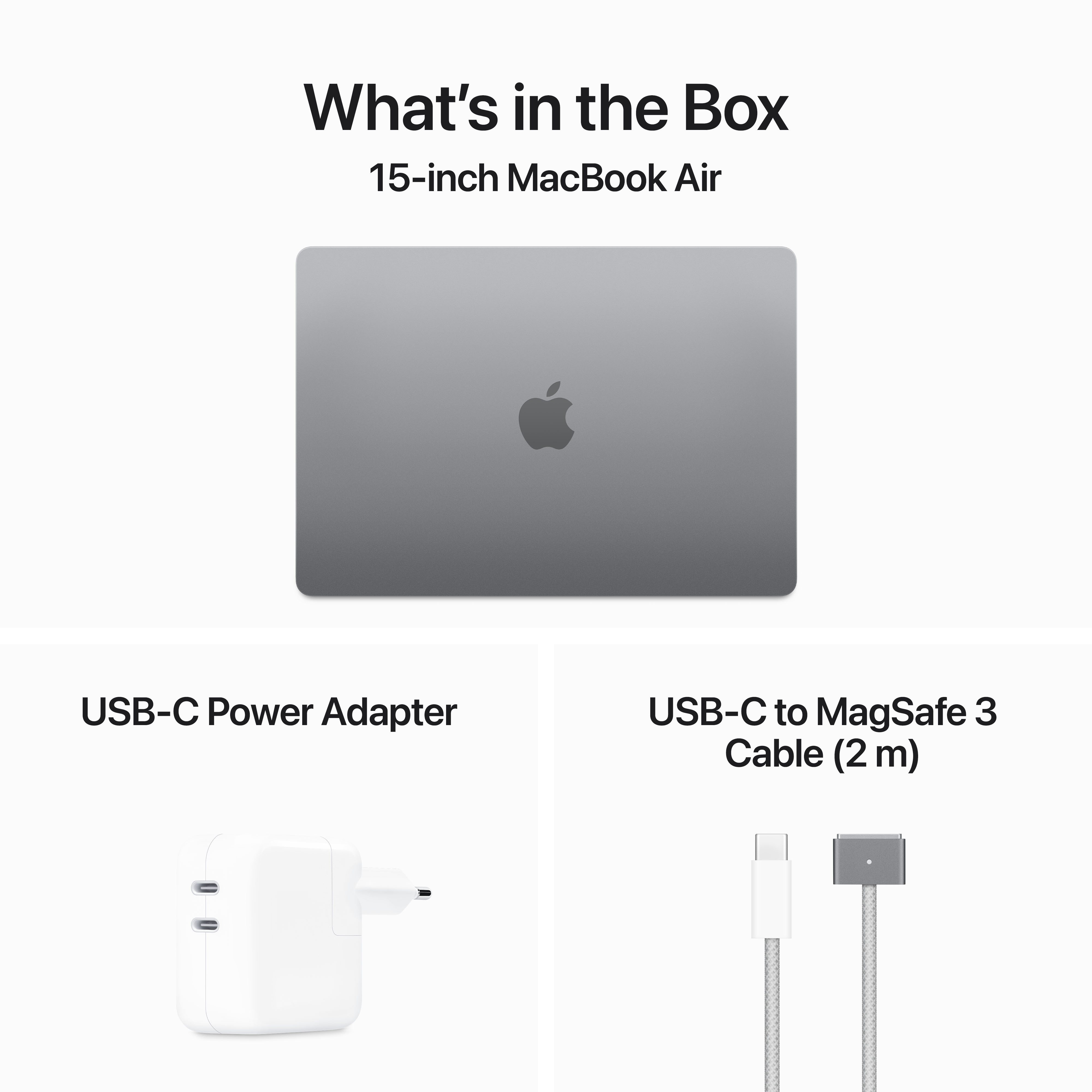 Apple MacBook Air 15" M3 16 Gt, 512 Gt 2024 -kannettava, tähtiharmaa (MXD13)