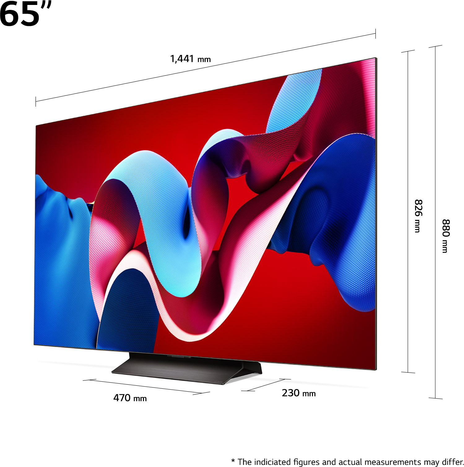 LG 65'' OLED evo C4 – 4K TV