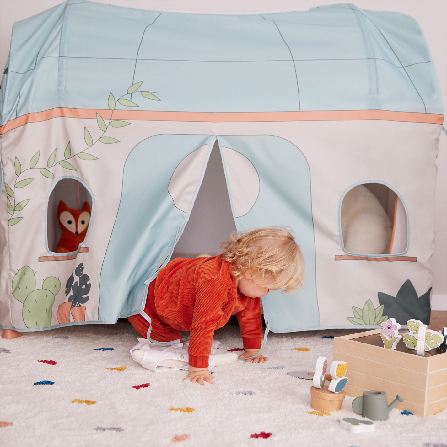 Hauck Dream N Play Plus matkasänky, dusty mint