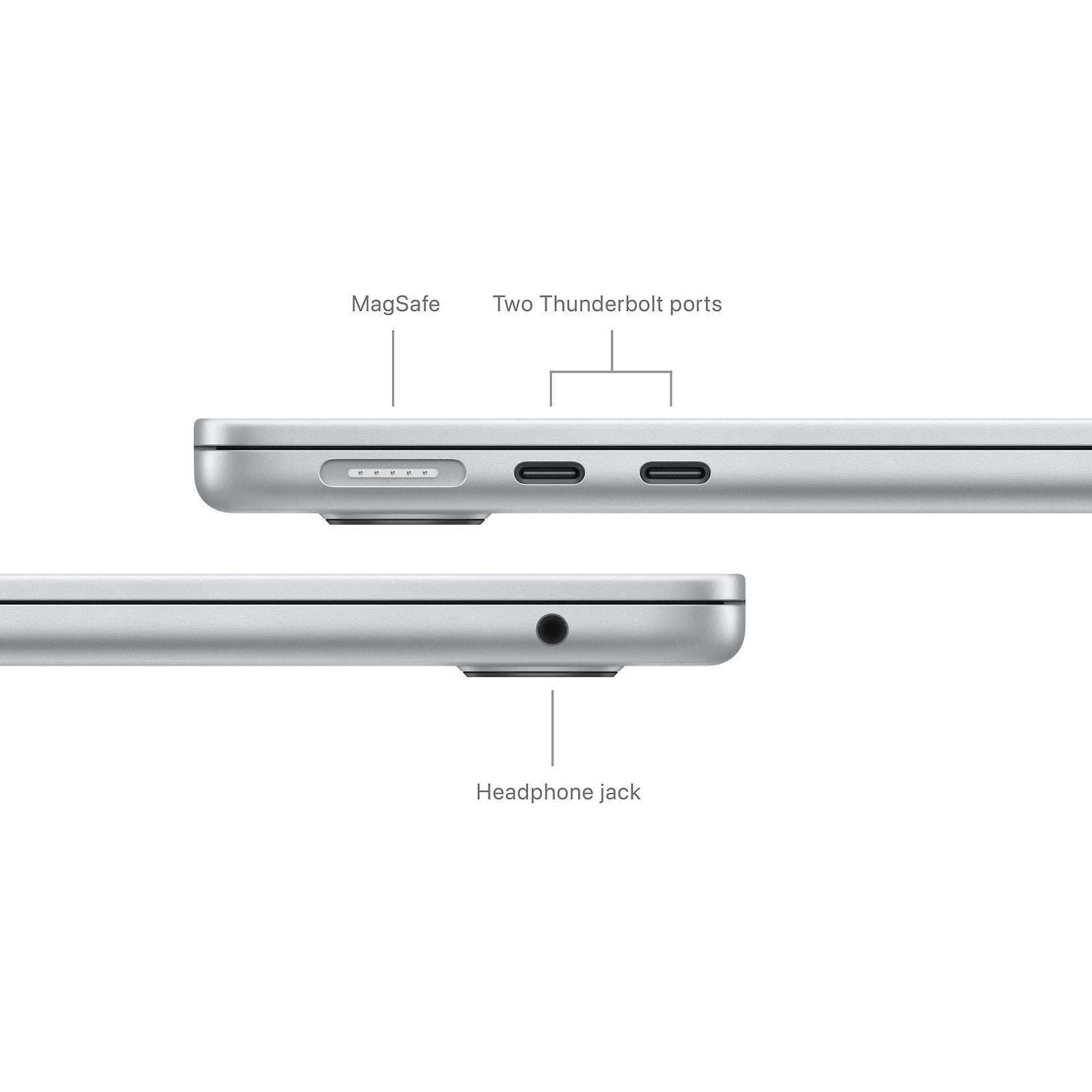 Apple MacBook Air 13" M3 16 Gt, 256 Gt 2024 -kannettava, tähtiharmaa (MC8G4)