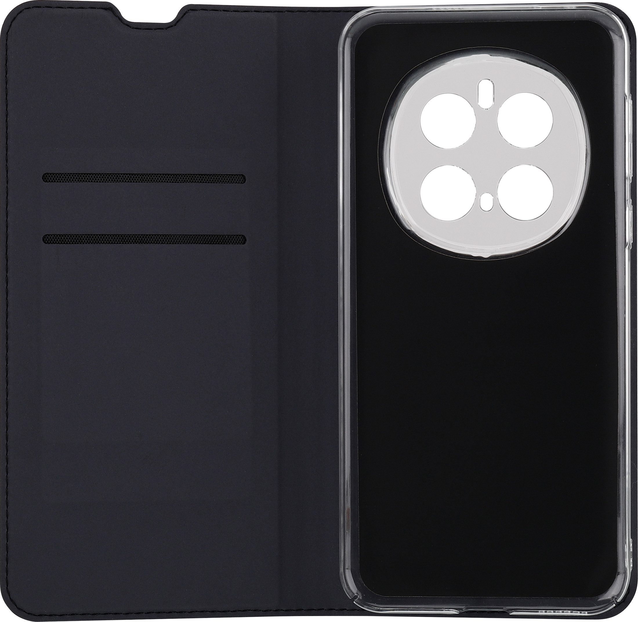 Fonekit Bookcase -suojakotelo, Honor Magic7 Pro, musta