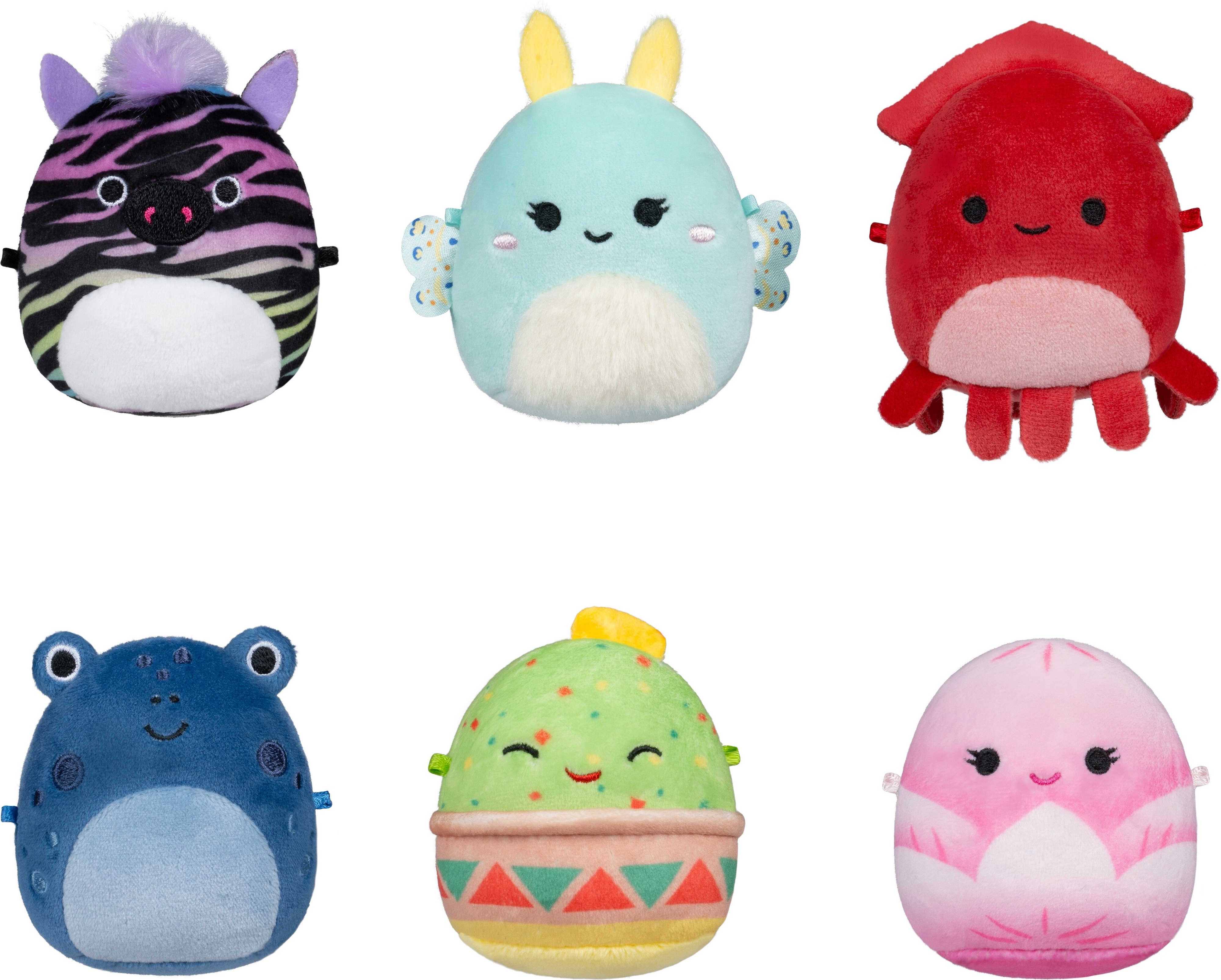 Micromallows by Squishmallows S2 pehmot, 6 kpl