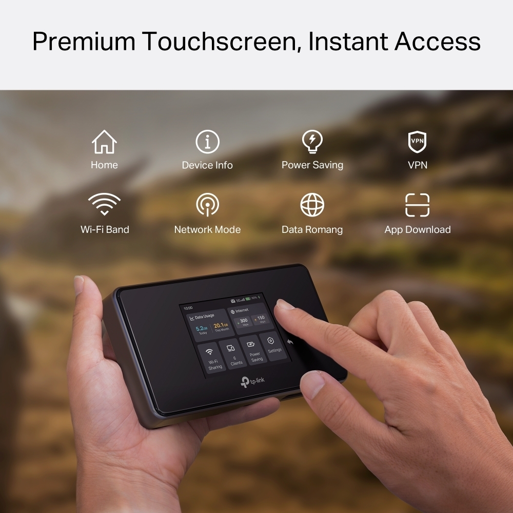 TP-LINK M8550 5G Mobile Wi-Fi 6E mobiilireititin