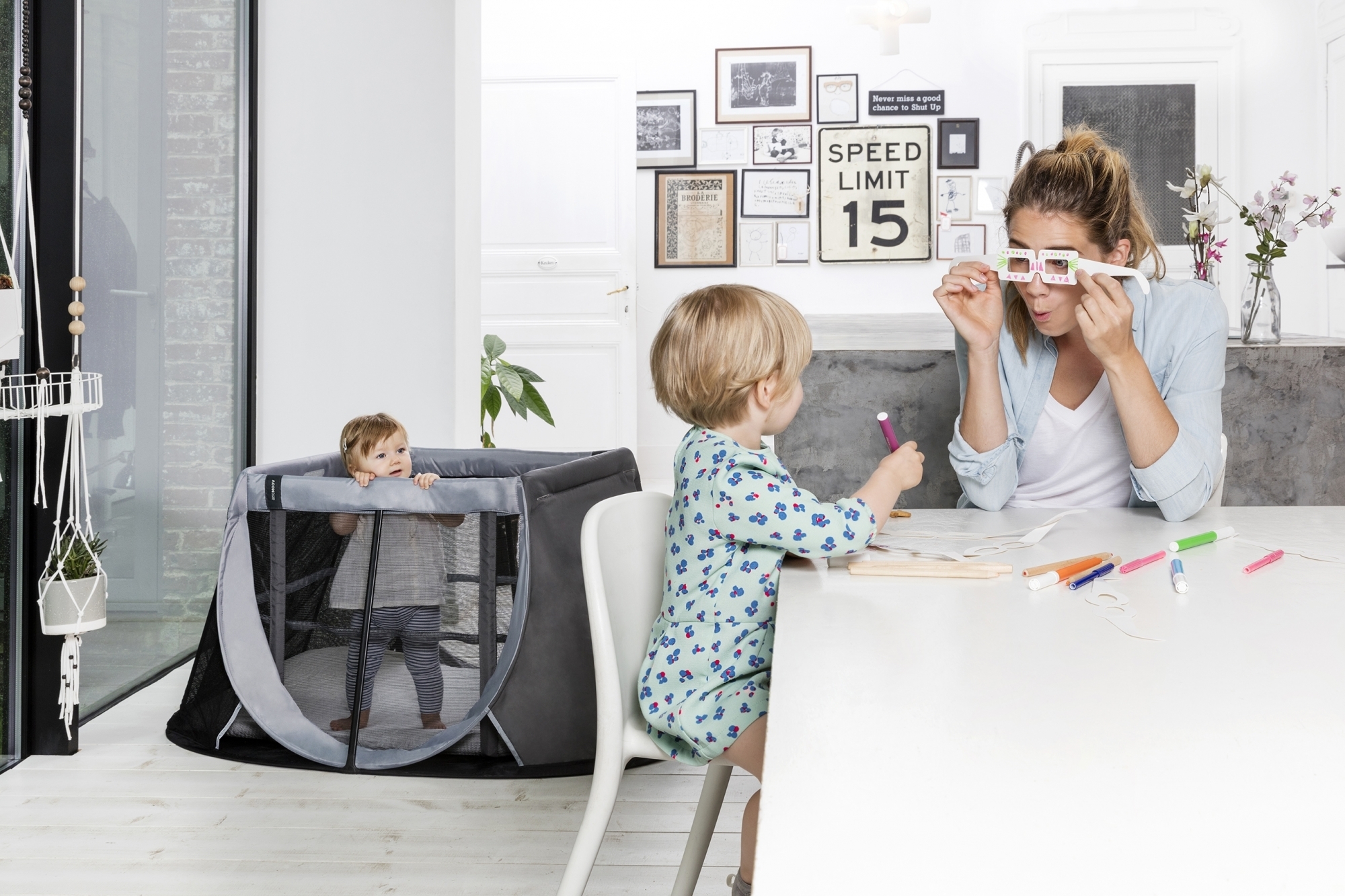 AeroMoov Instant Travel Cot -matkasänky, Grey