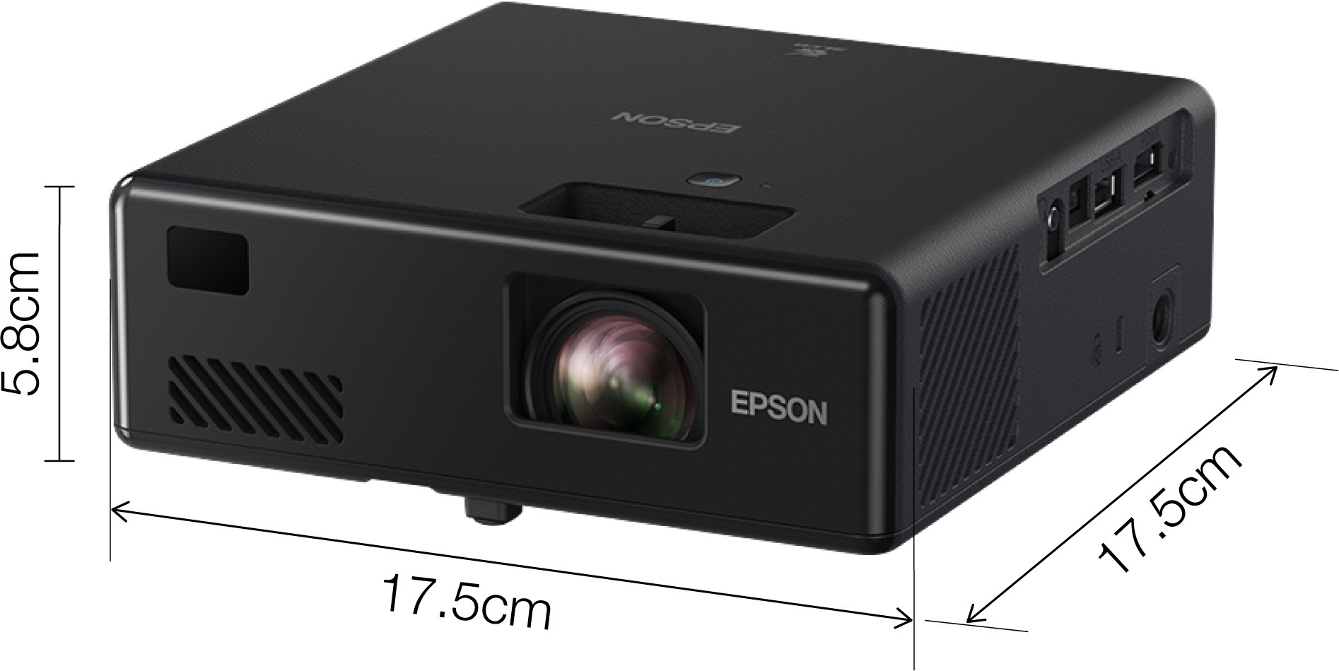 Epson EF-11 laserprojektori-TV, kannettava