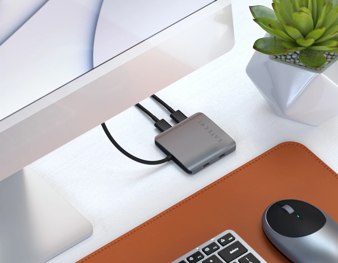 Satechi 4-porttinen USB-C Hub -adapteri