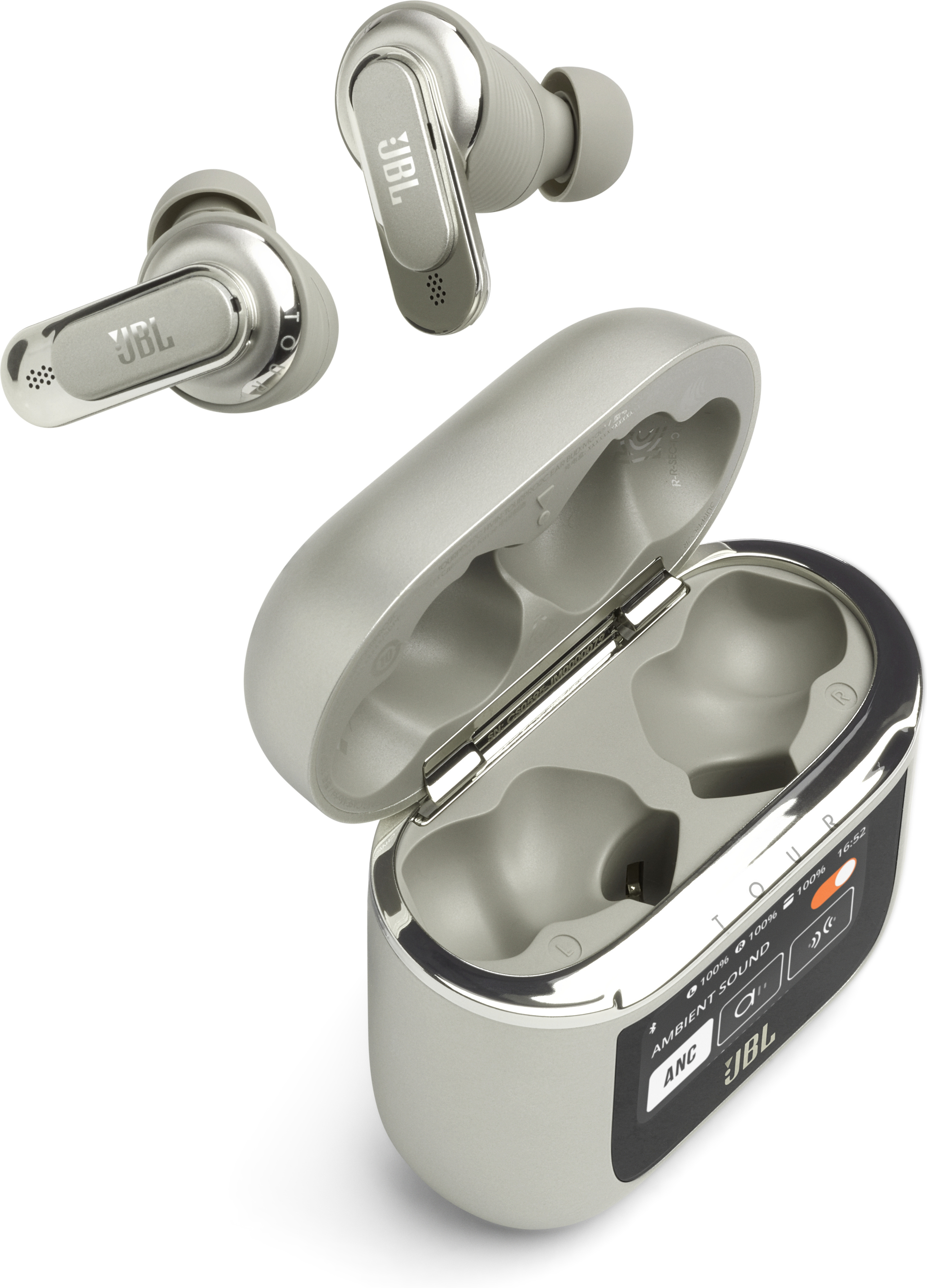 JBL Tour Pro 2 -langattomat vastamelunappikuulokkeet, samppanja