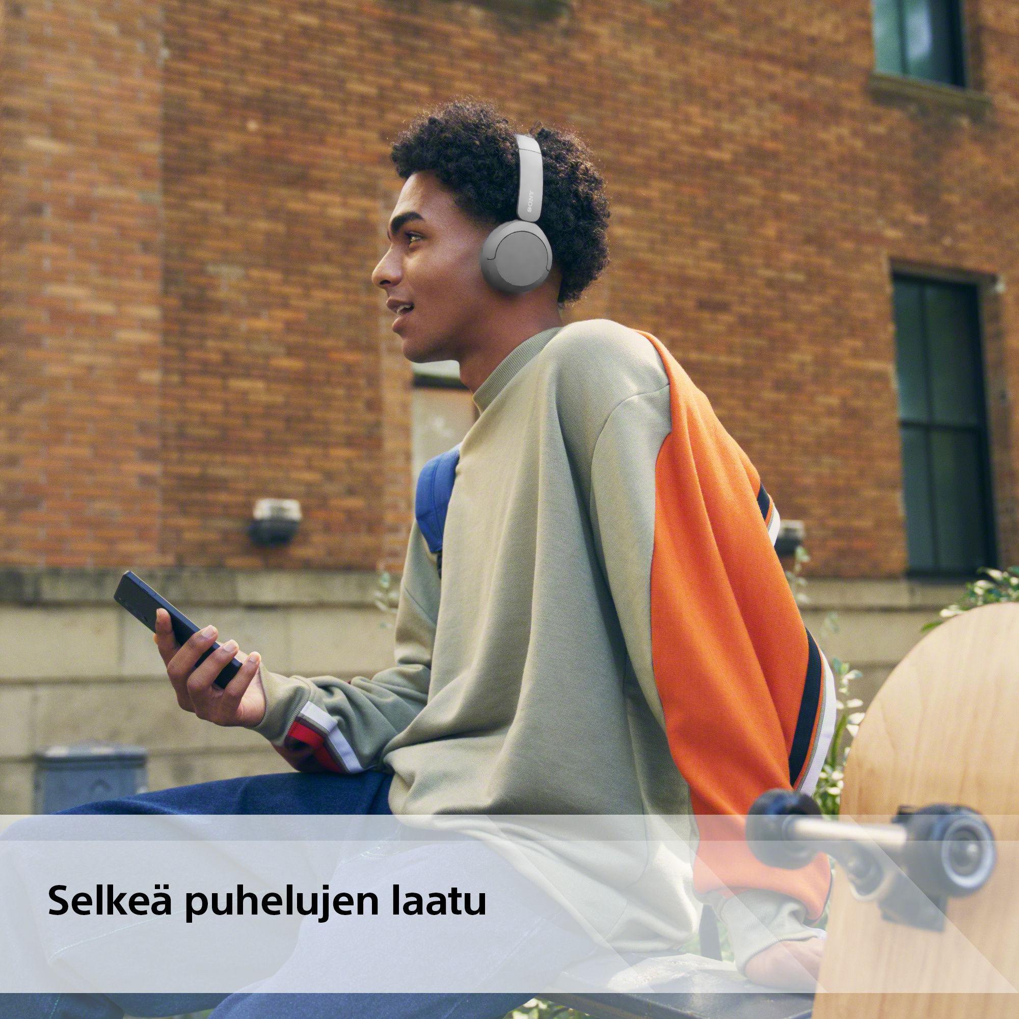 Sony WH-CH520 -langattomat sankakuulokkeet, valkoinen