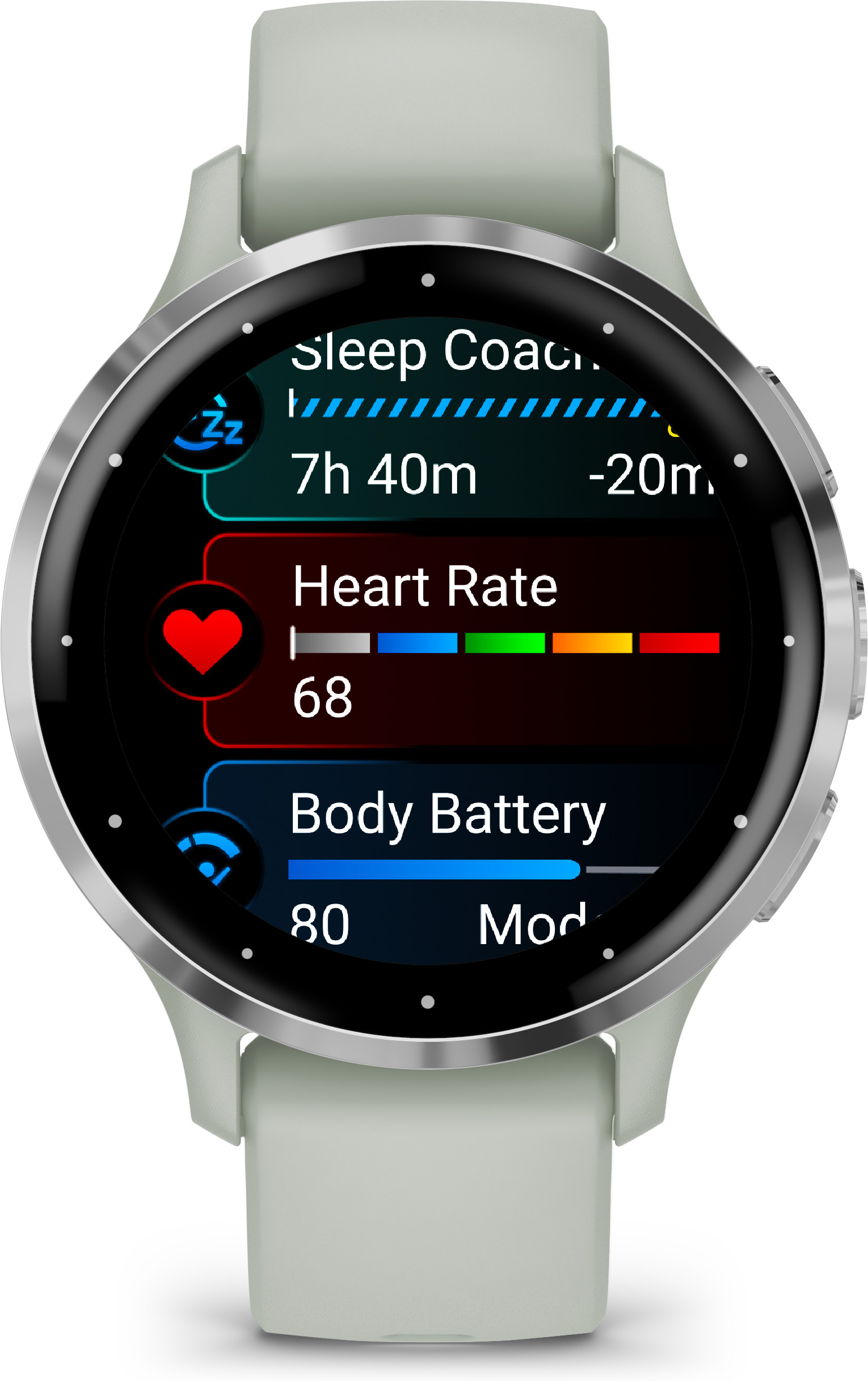 Garmin Venu 3S -älykello, vihertävä