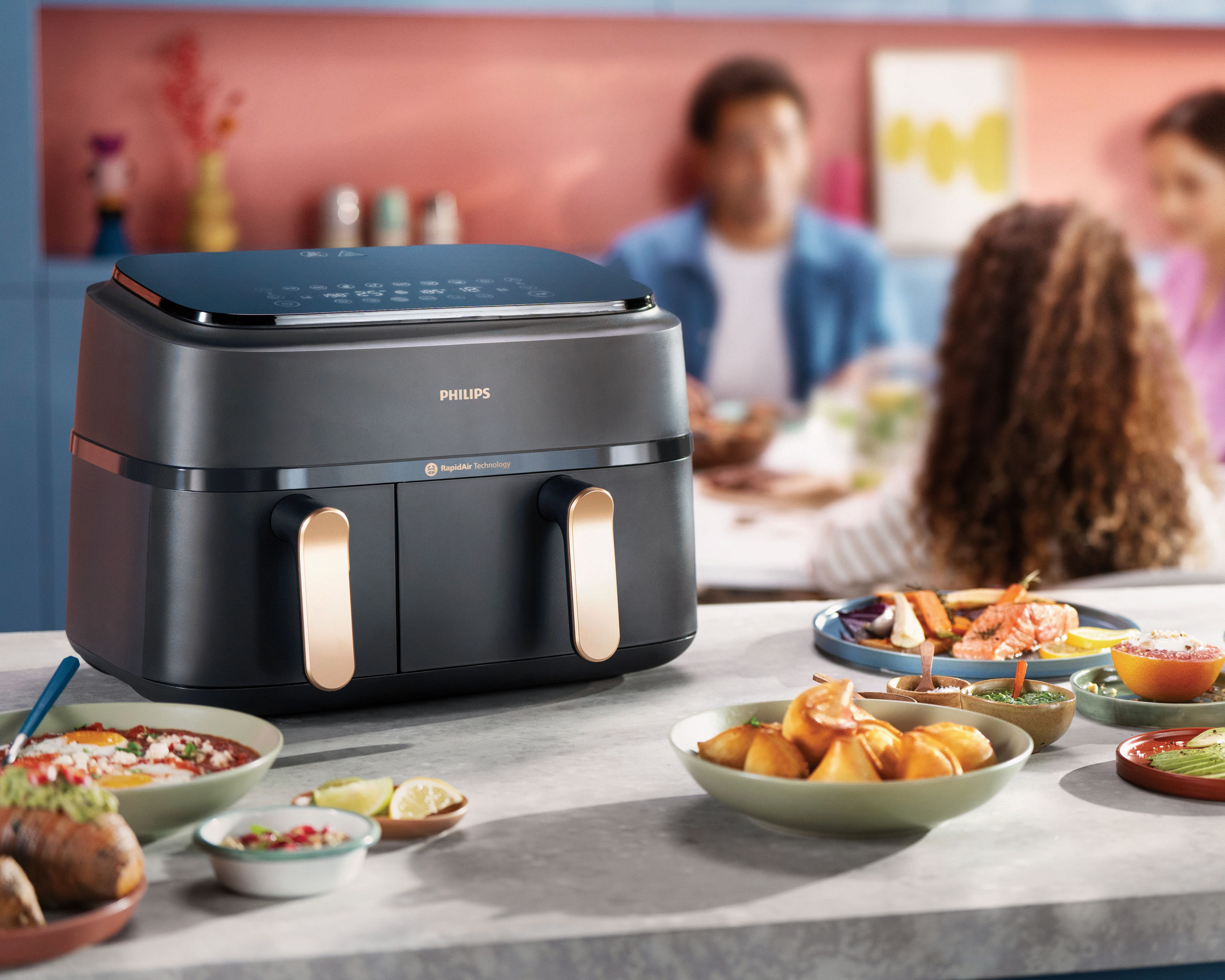 Philips 3000 Series Dual Basket NA352/00 airfryer, 6,0 l & 3,0 l