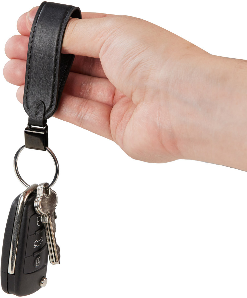 Orbitkey Loop Keychain -avaimenperälenkki, musta