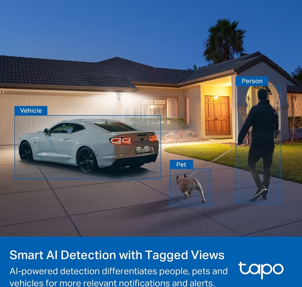 TP-Link Tapo C720 valvontakamera valonheittimillä