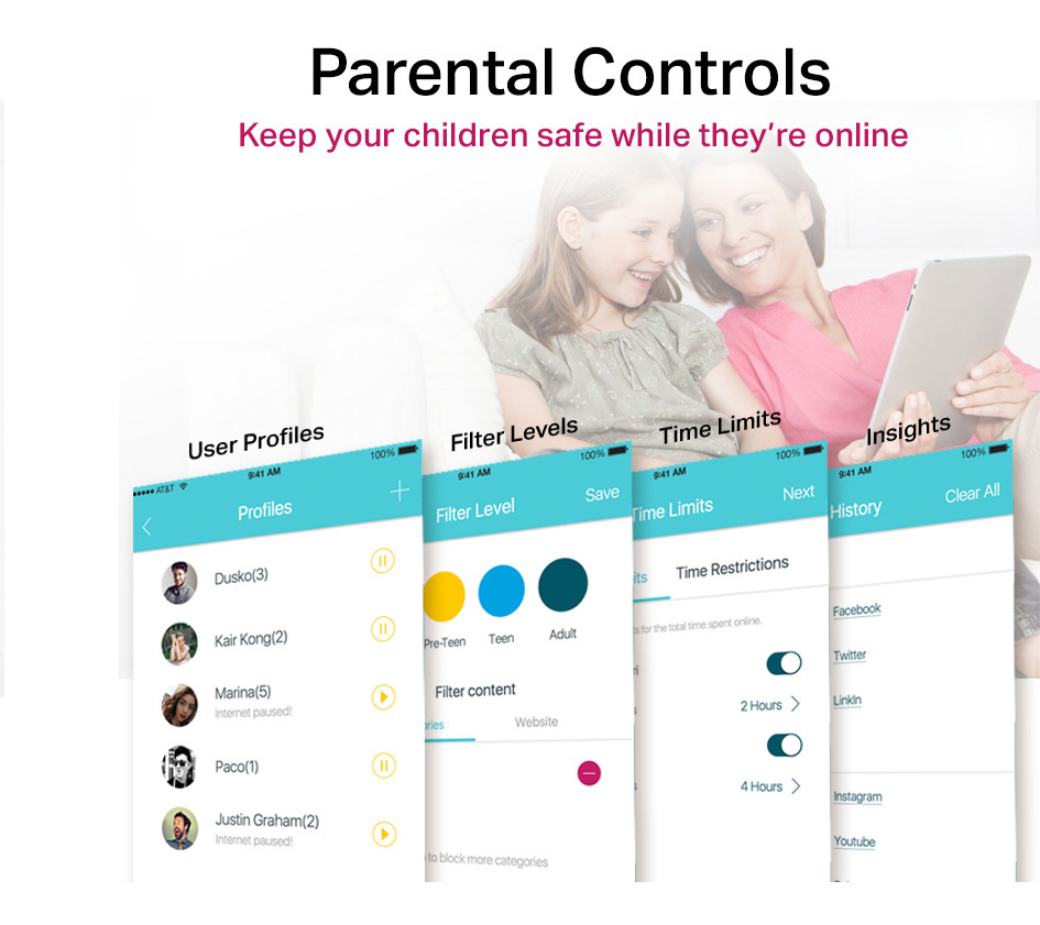 TP-LINK Deco M5 WiFi -Mesh-järjestelmä, 3-pack