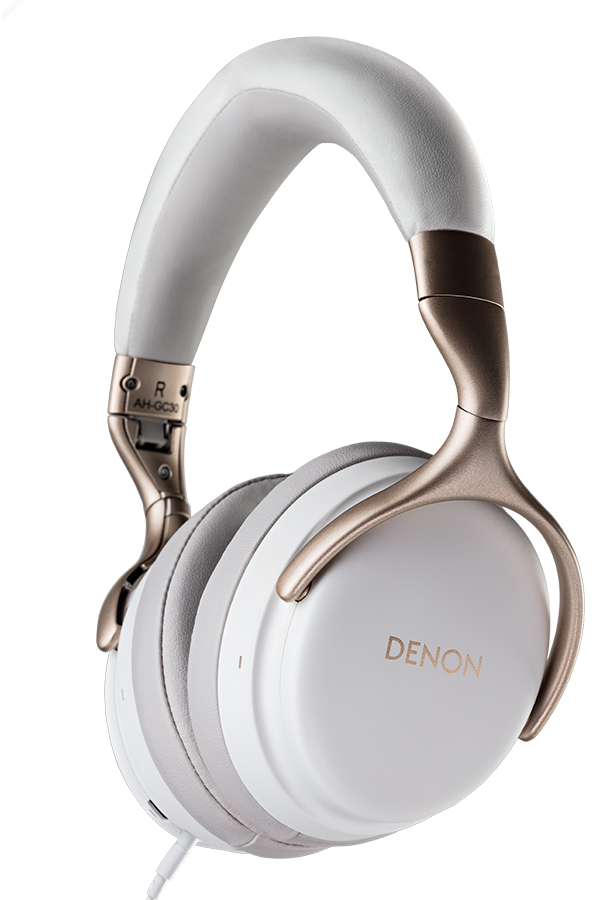 Denon AH-GC30 -Bluetooth-vastamelukuulokkeet, valkoinen