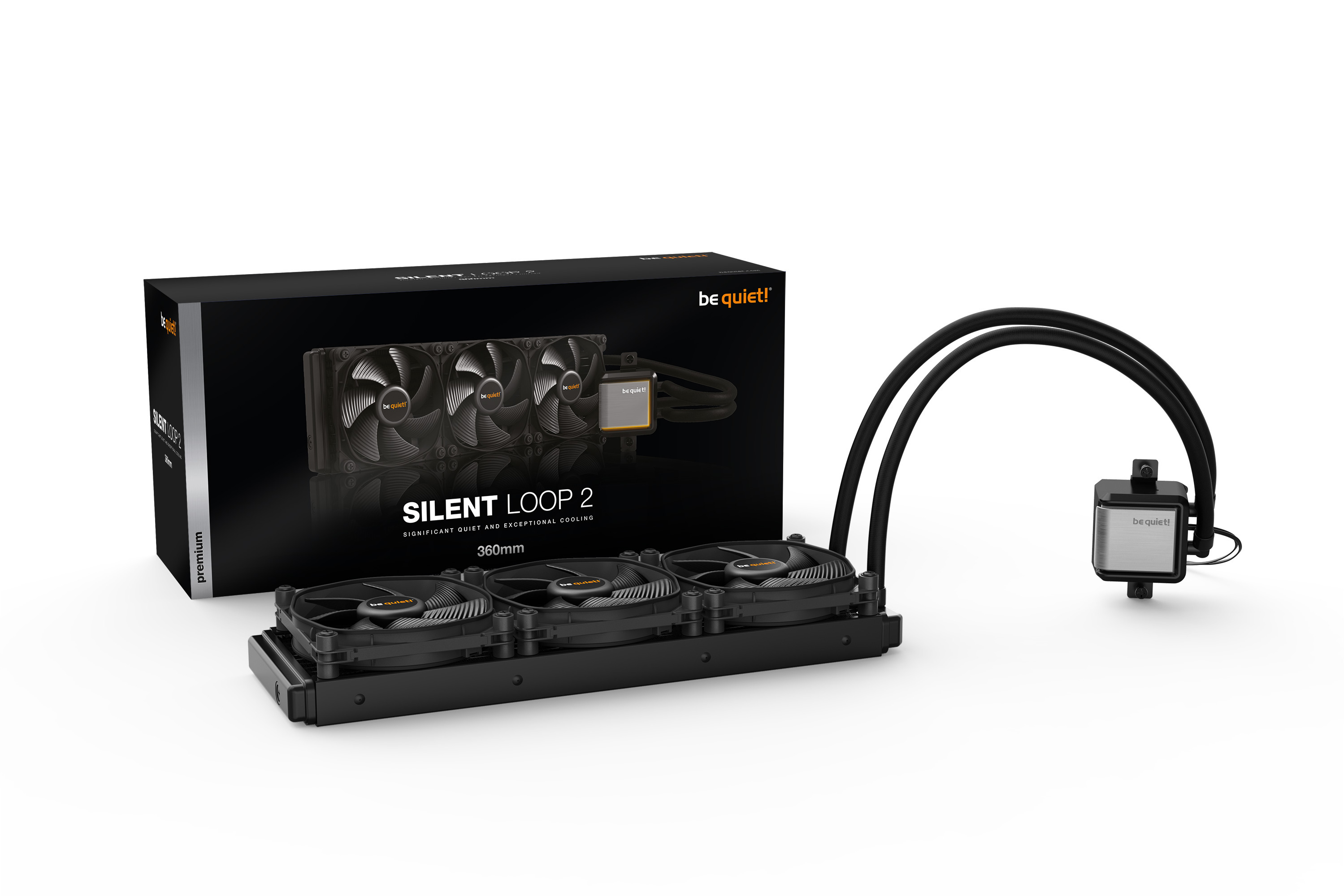 be quiet! Silent Loop 2 360mm -nestejäähdytysjärjestelmä