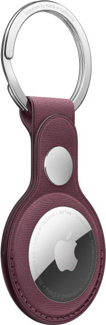 Apple FineWoven AirTag -avaimenperä, mulperinpunainen 3 Apple FineWoven AirTag -avaimenperä, mulperinpunainen - Image 3