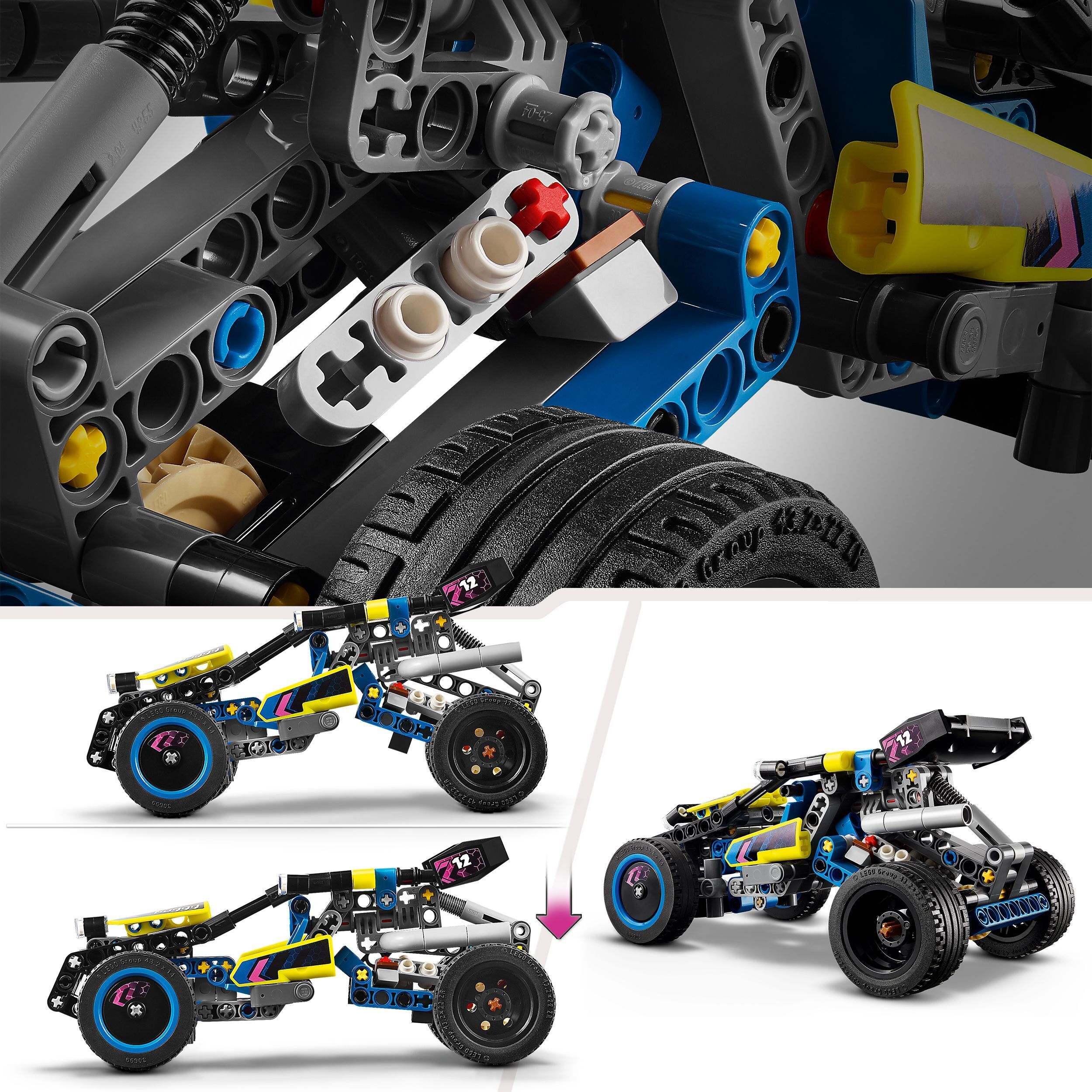 LEGO Technic 42164  - Maastokirppu kilpa-ajoihin