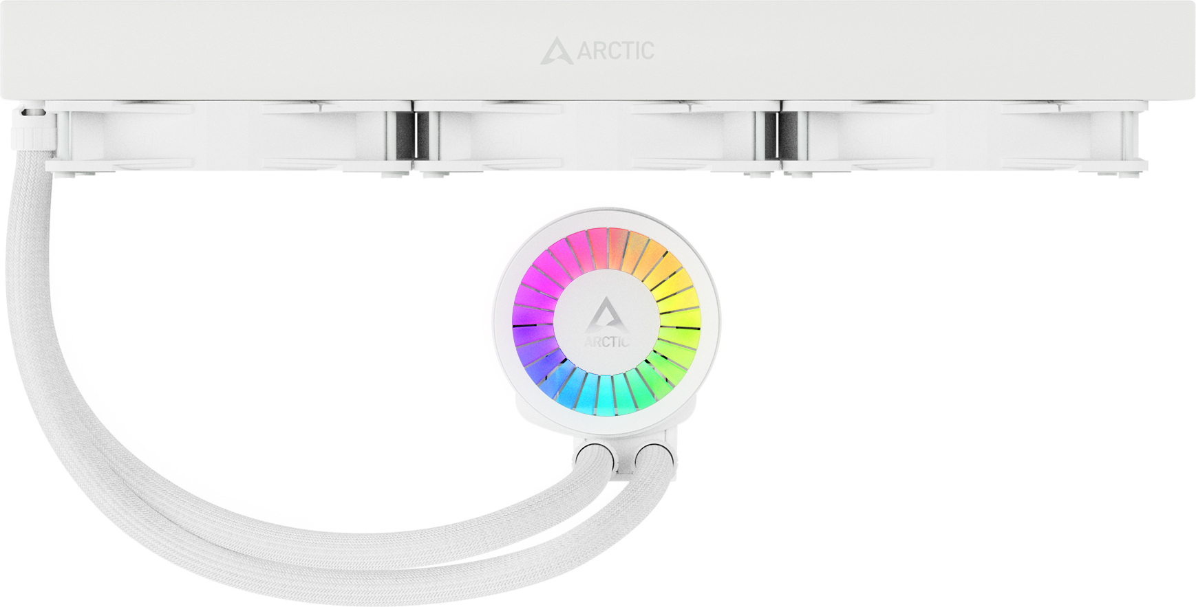 Arctic Liquid Freezer III 420 ARGB -nestejäähdytysjärjestelmä, valkoinen