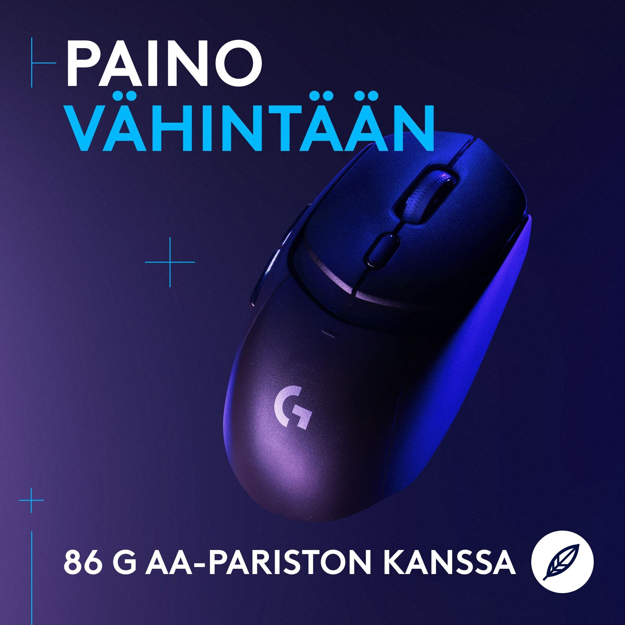 Logitech G309 LIGHTSPEED -langaton pelihiiri, musta