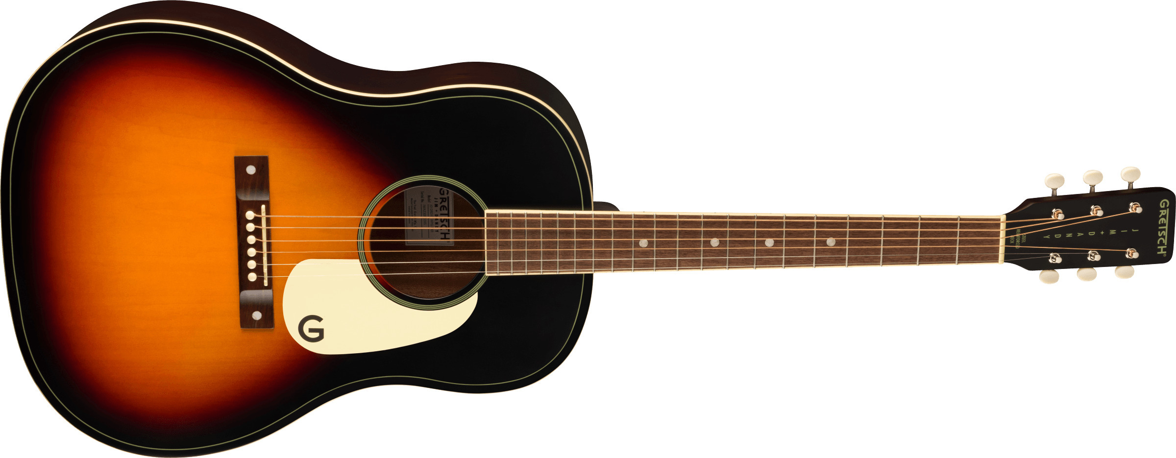 Gretsch Jim Dandy Dreadnought -akustinen kitara, Rex Burst