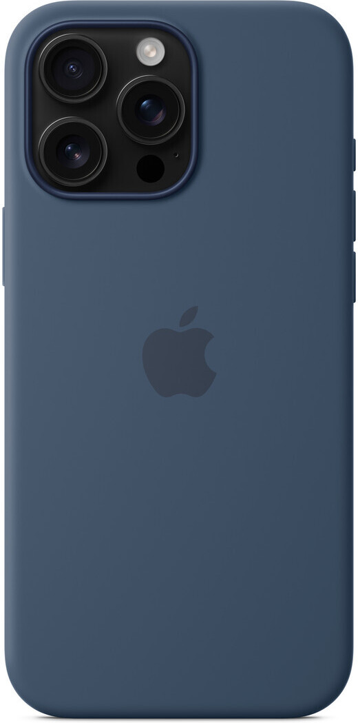 Apple iPhone 16 Pro Max silikonikuori MagSafella, farkun­sininen