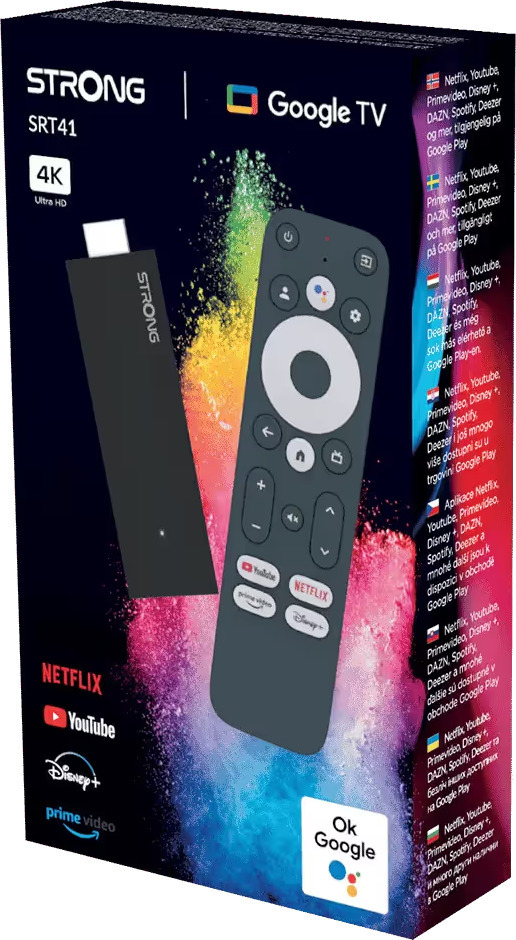 Strong SRT41 Wi-Fi 4K Google TV mediatoistin