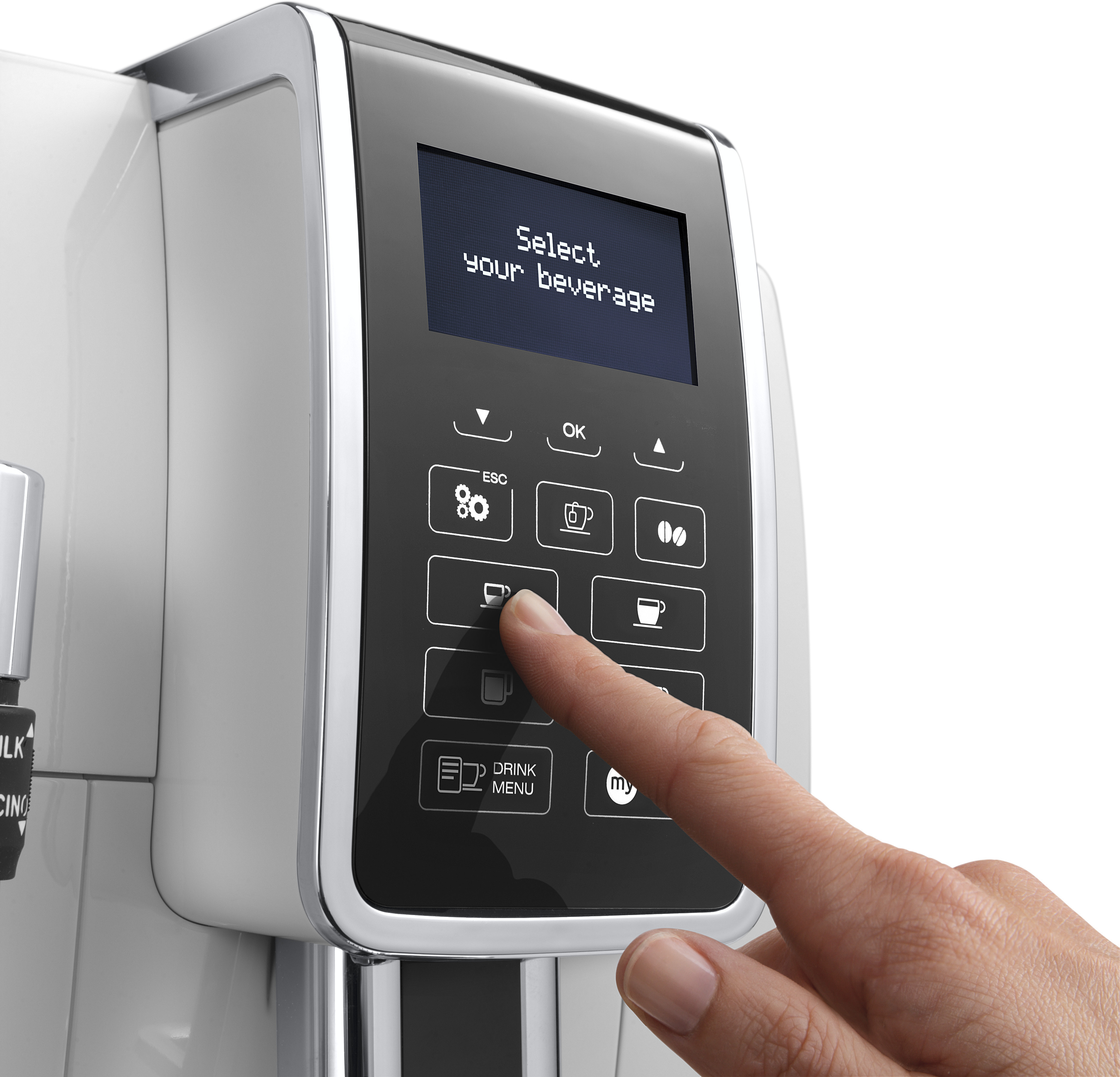 DeLonghi Dinamica ECAM350.35.W -kahviautomaatti