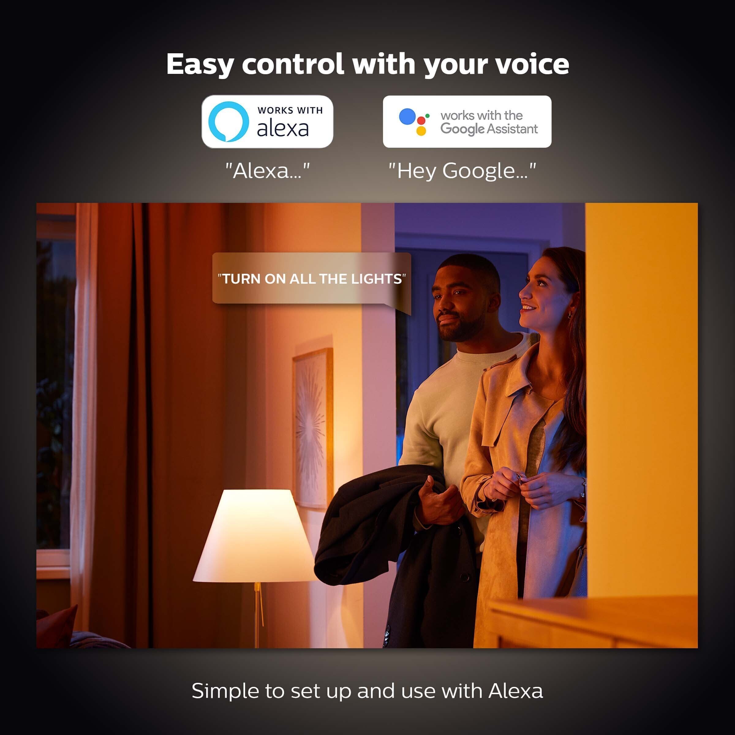 Philips Hue Starter Kit -pakkaus, White Ambiance, E27