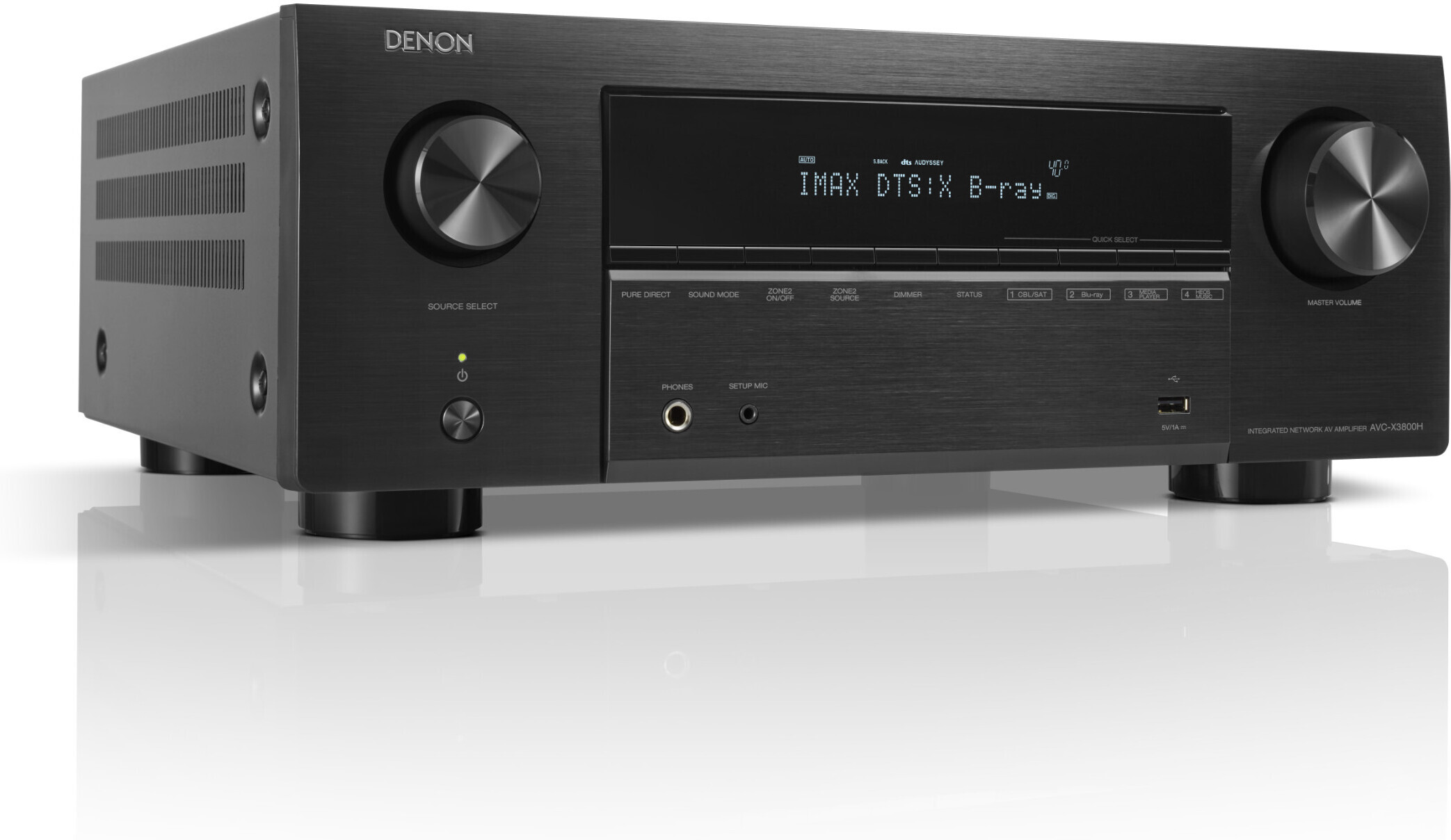 Denon AVC-X3800H 9.4 AV-vahvistin, musta