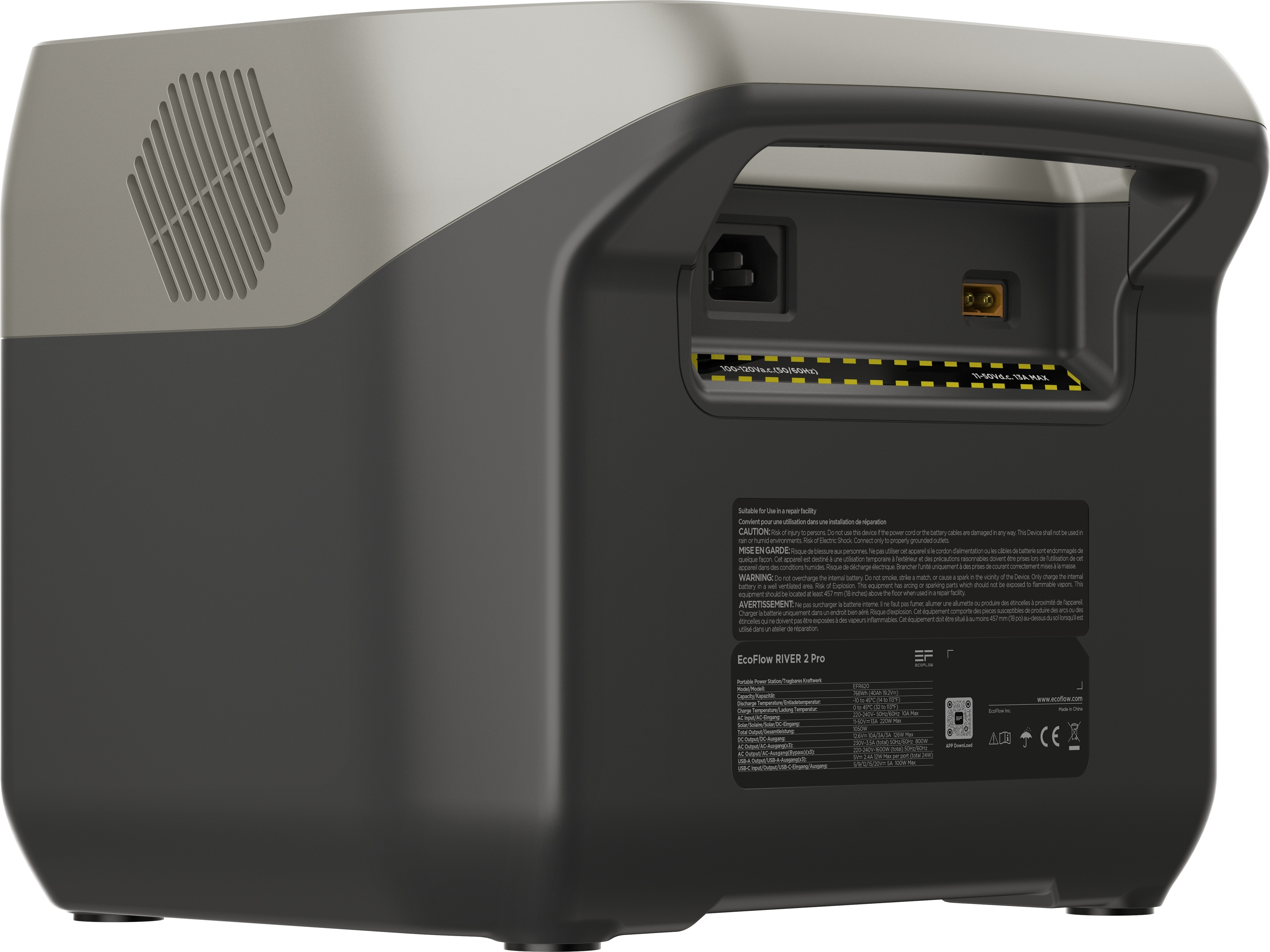EcoFlow River 2 Pro kannettava virta-asema, 768 Wh