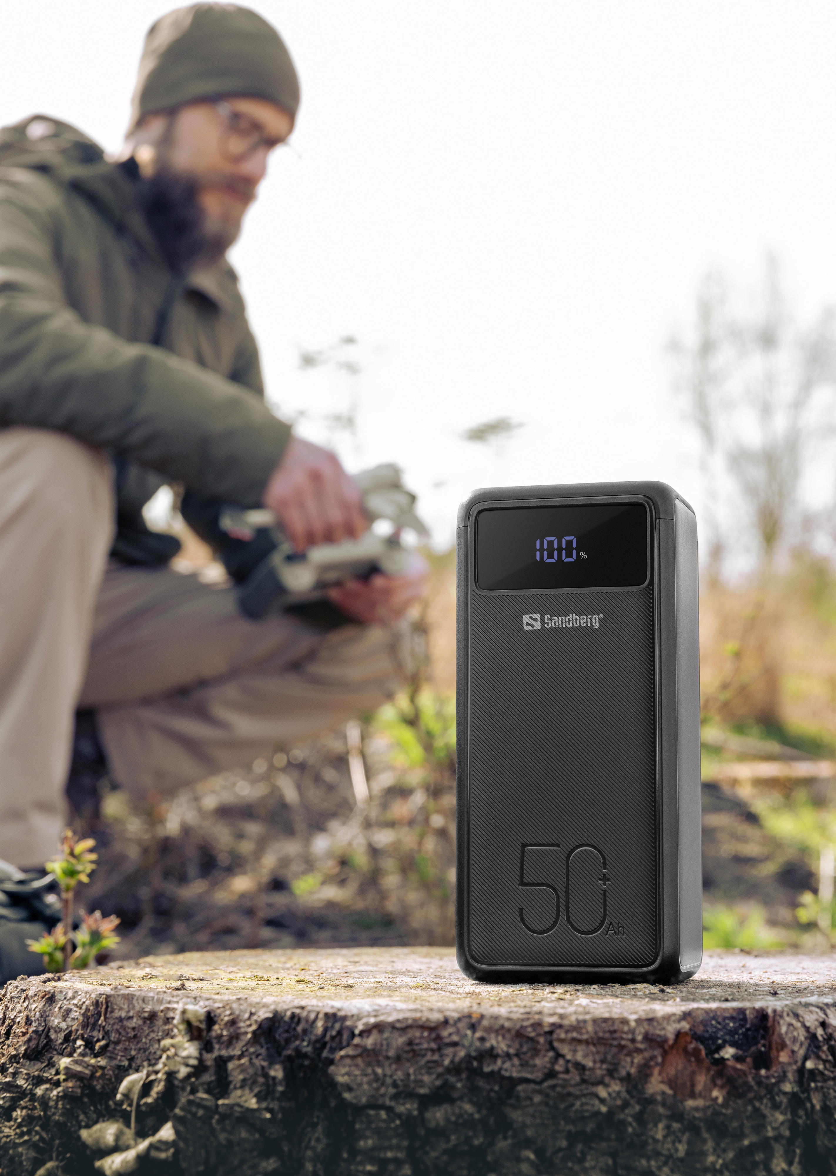 Sandberg -varavirtalähde, USB-C PD 130W, 50 000 mAh, musta