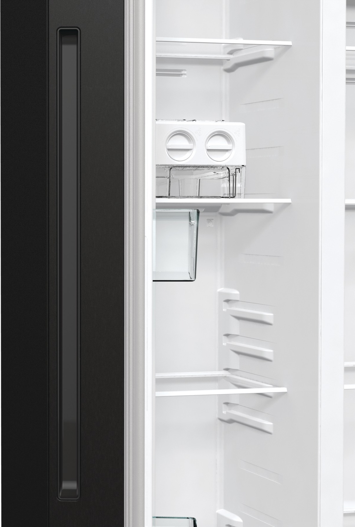 Gorenje NRR9185EABXLWD Side By Side, musta
