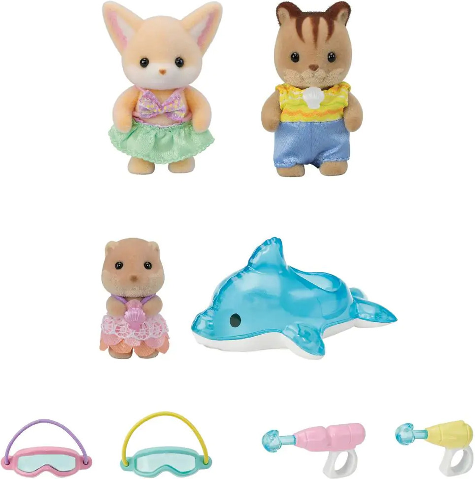 Sylvanian Families - Kolmoset altaalla